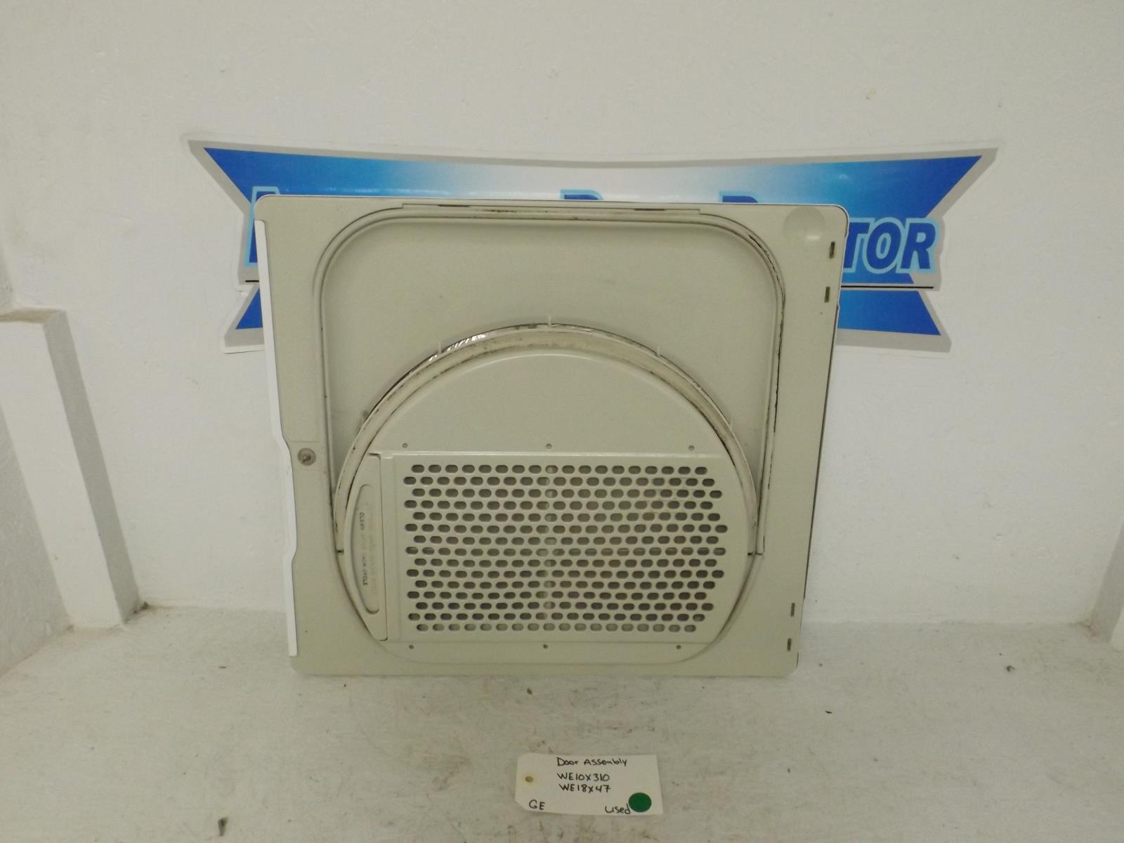 GE Dryer WE10X310  WE18X47 Door Assembly Used