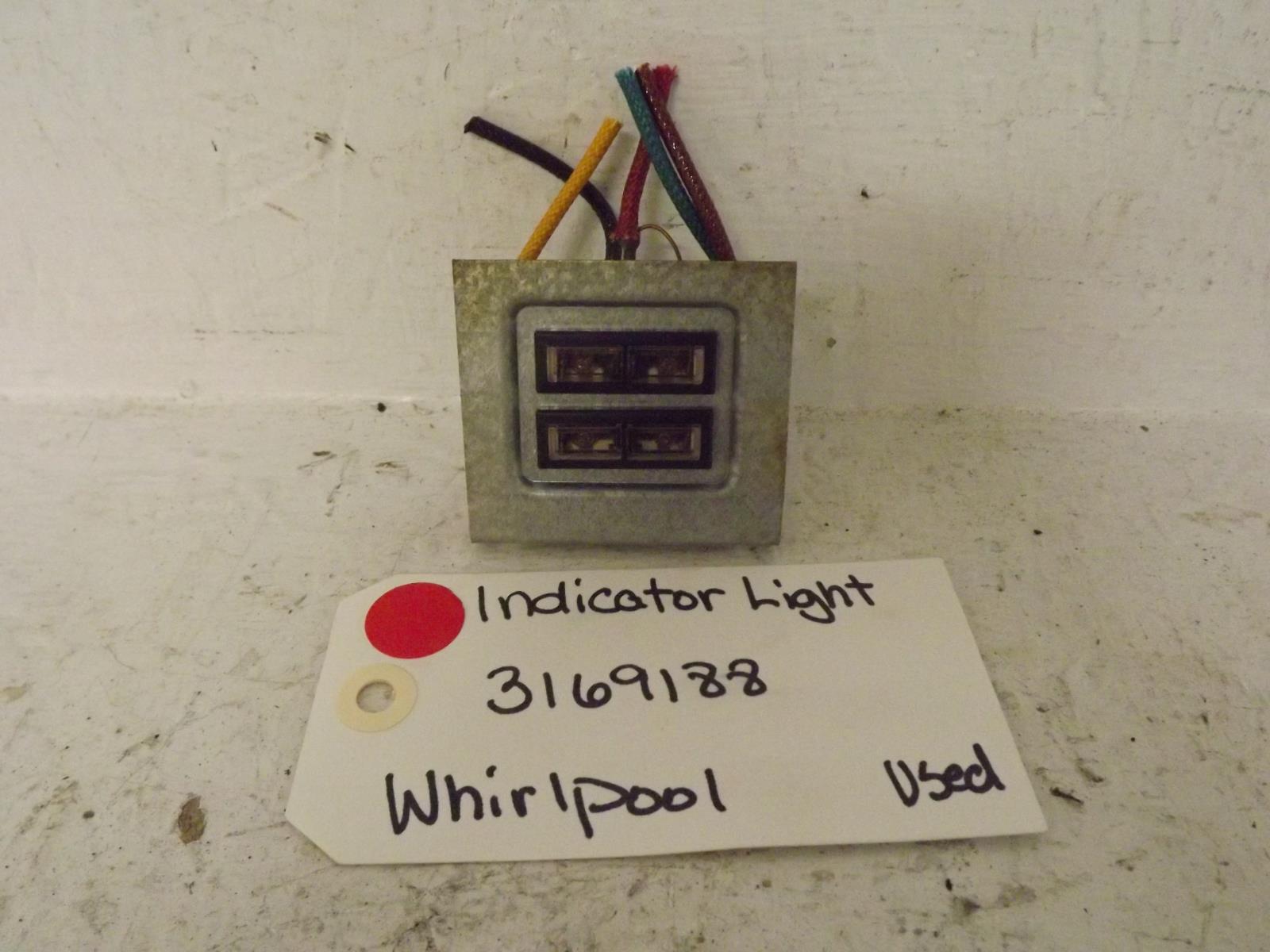 Whirlpool Stove 3169188 Indicator Light Used