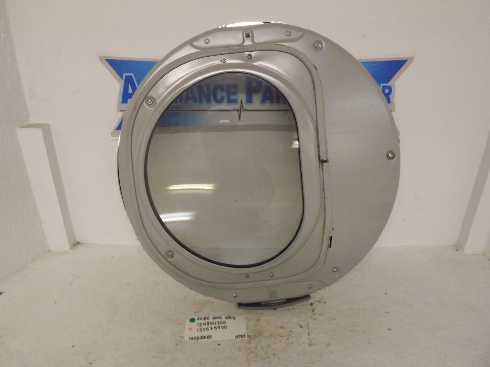 Frigidaire Dryer 134854300 137575900 Door Assembly Used