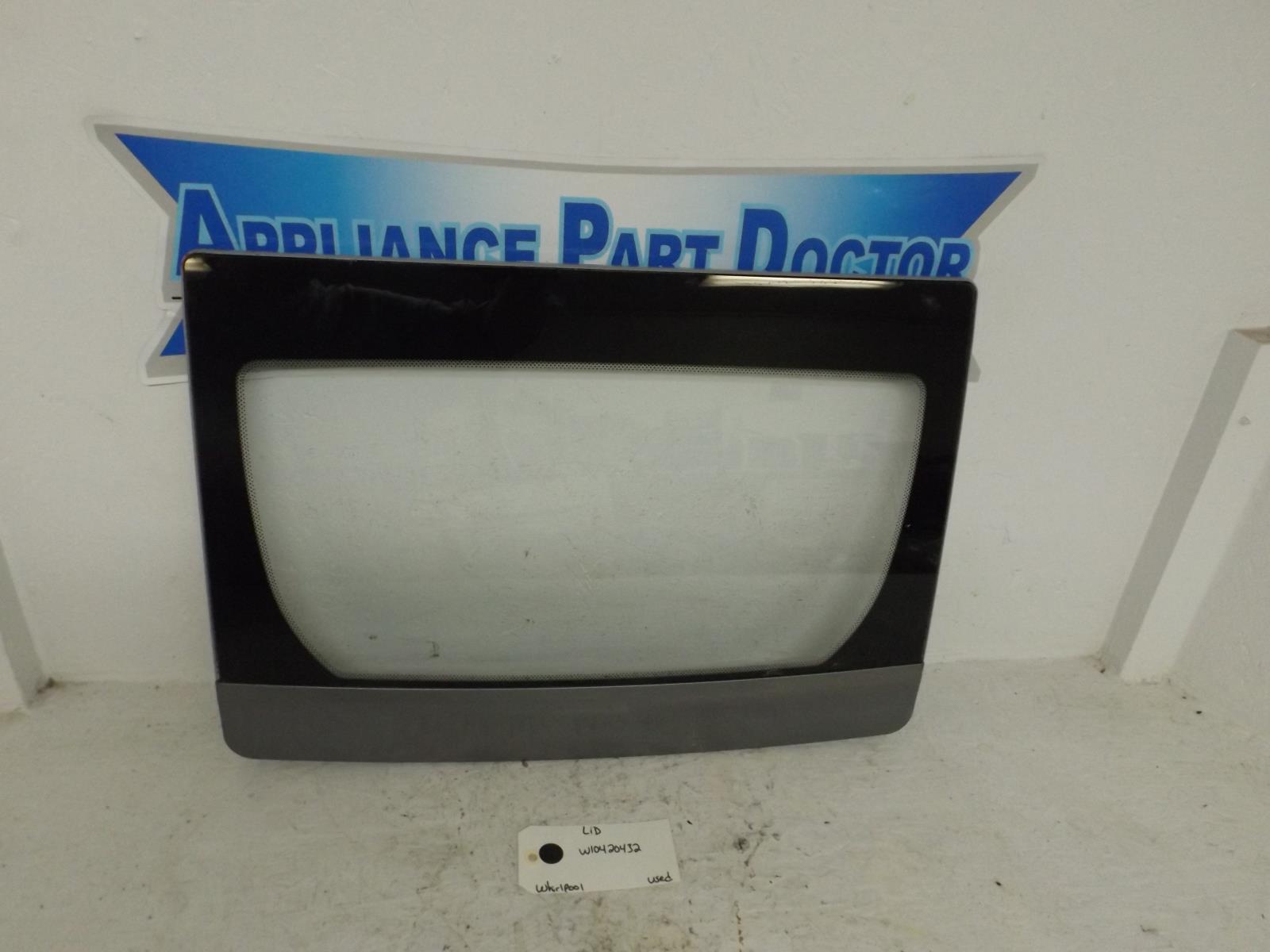 Whirlpool Washer   W10420432 Lid Assembly Used