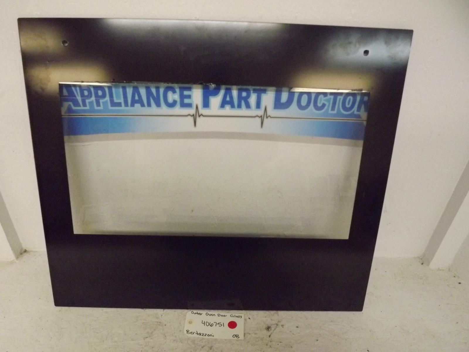 Bertazzoni Oven 406751 406796 Outer Door Glass OB