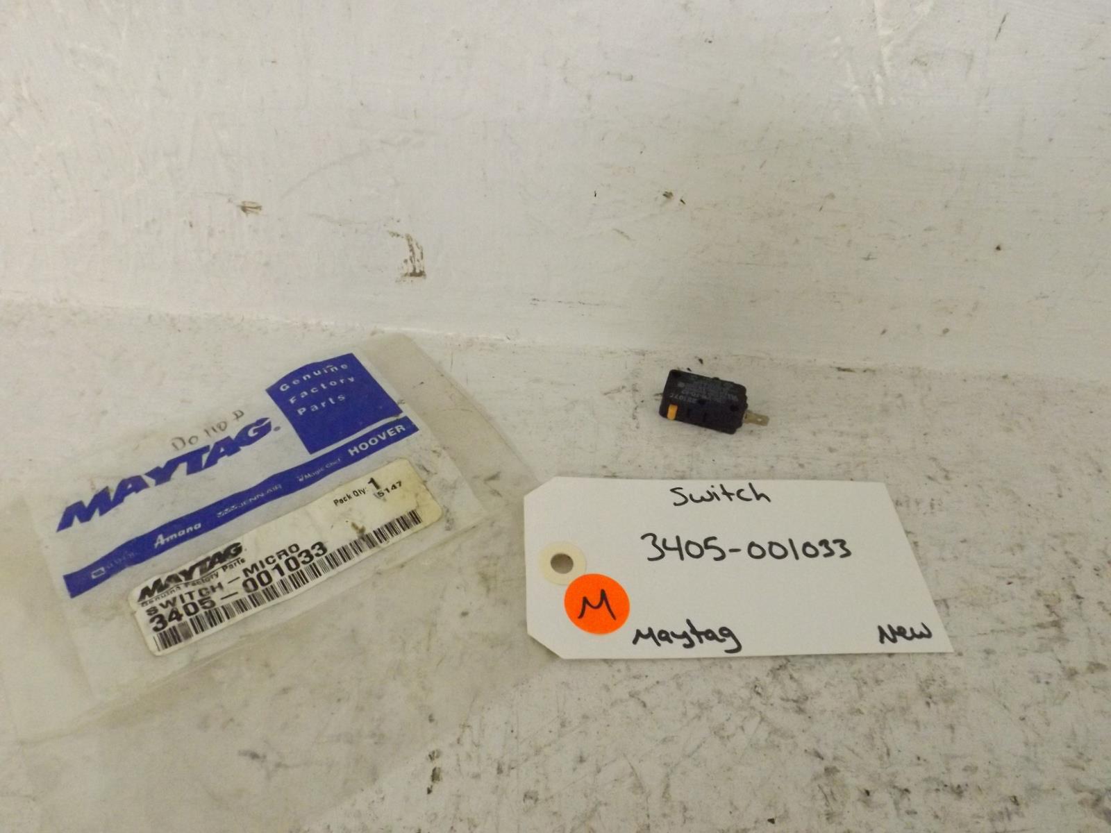 Maytag Microwave 3405-001033 Switch New