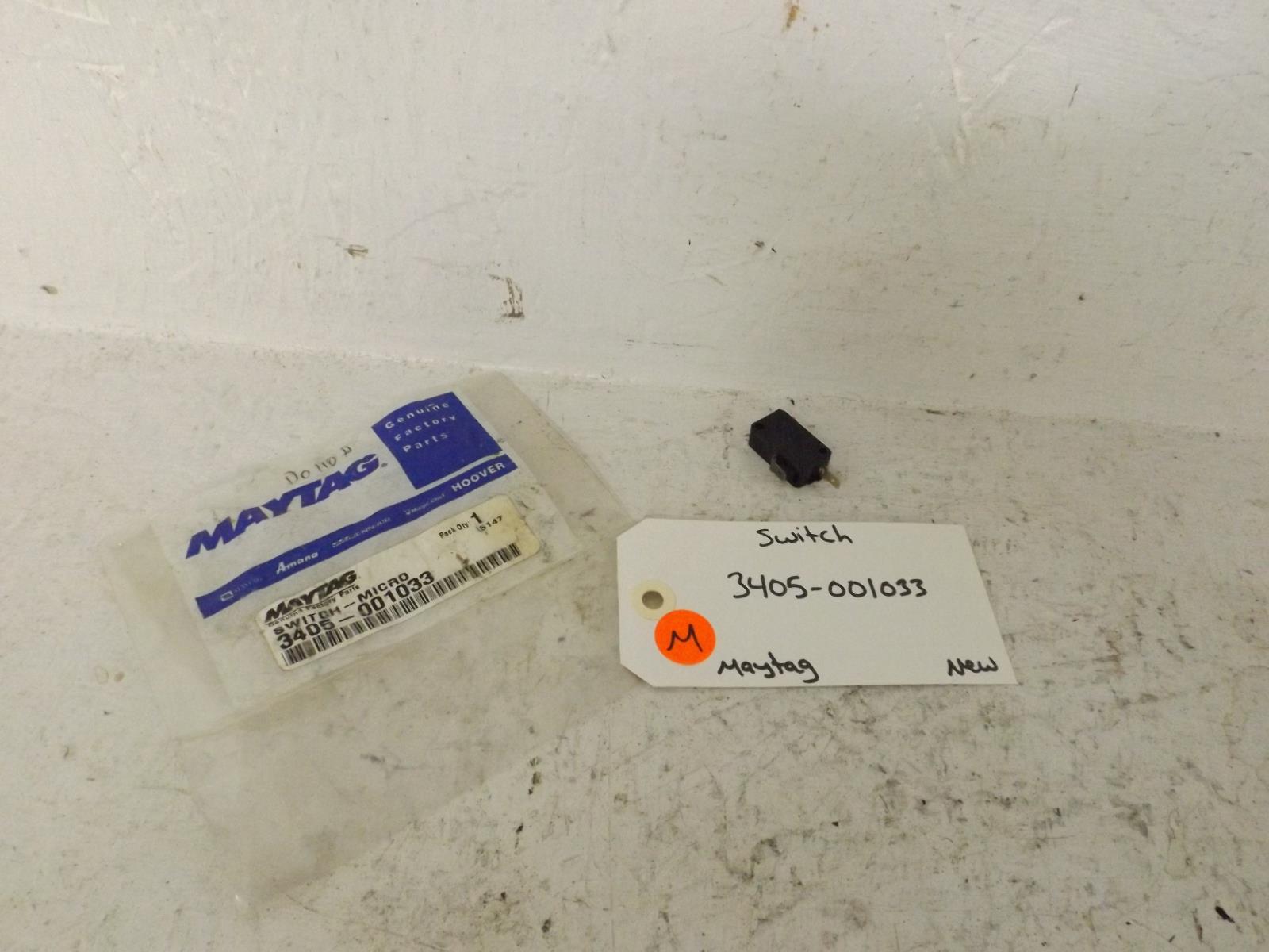 Maytag Microwave 3405-001033 Switch New