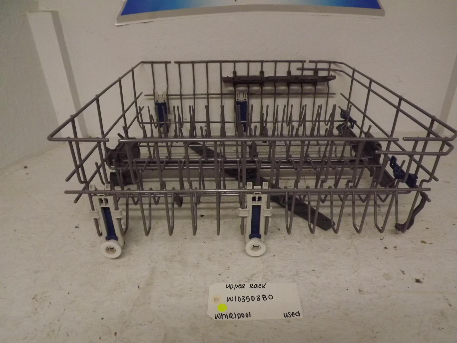 Whirlpool Dishwasher W10350380 Upper Rack Used