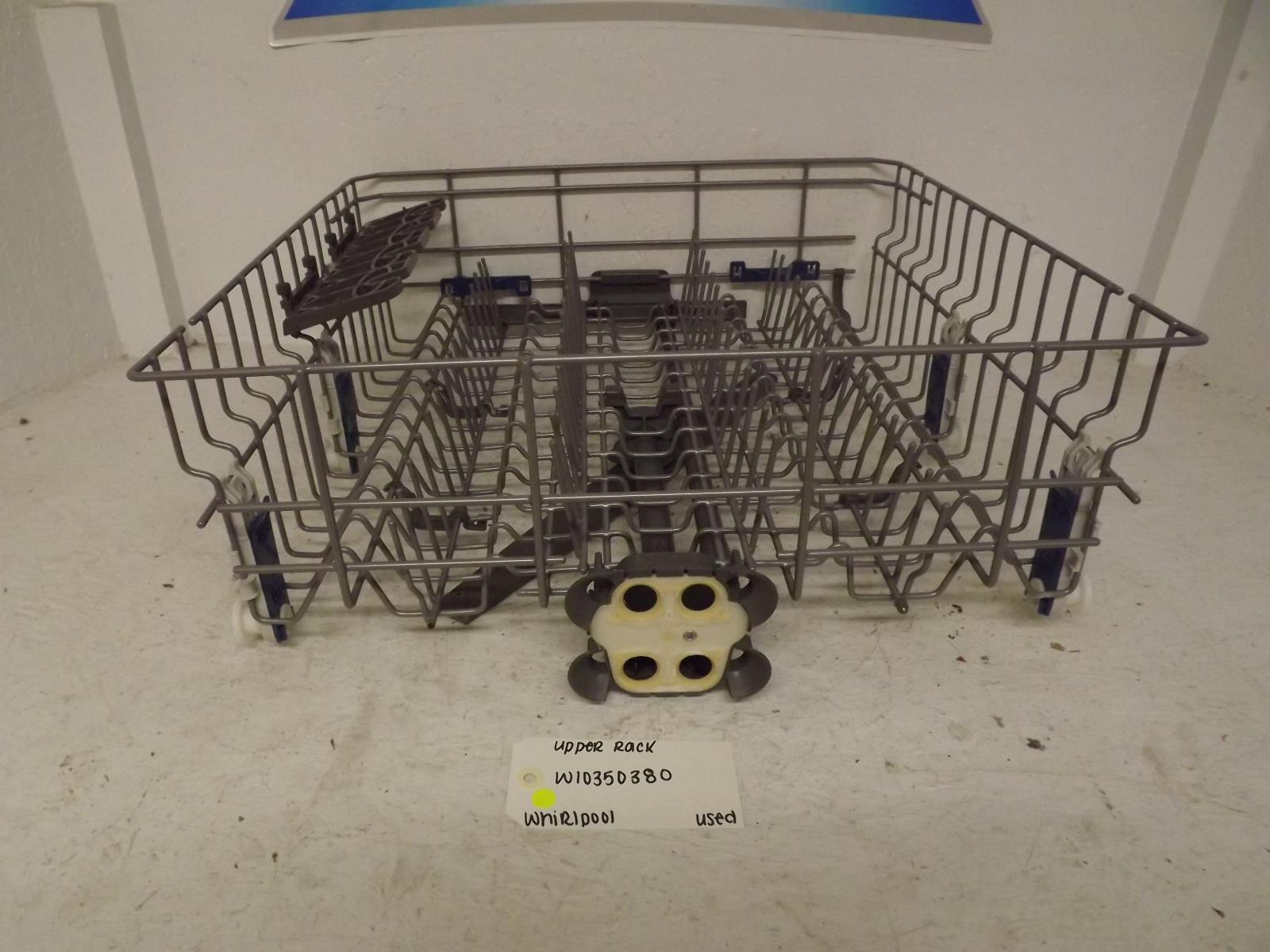 Whirlpool Dishwasher W10350380 Upper Rack Used