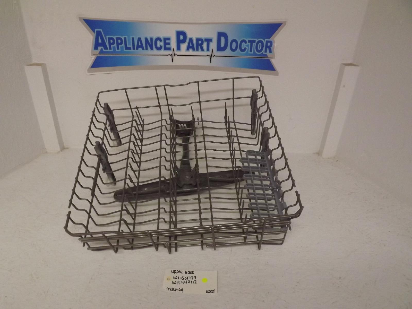 Maytag Dishwasher W11501779 W10779113 Upper Rack Used