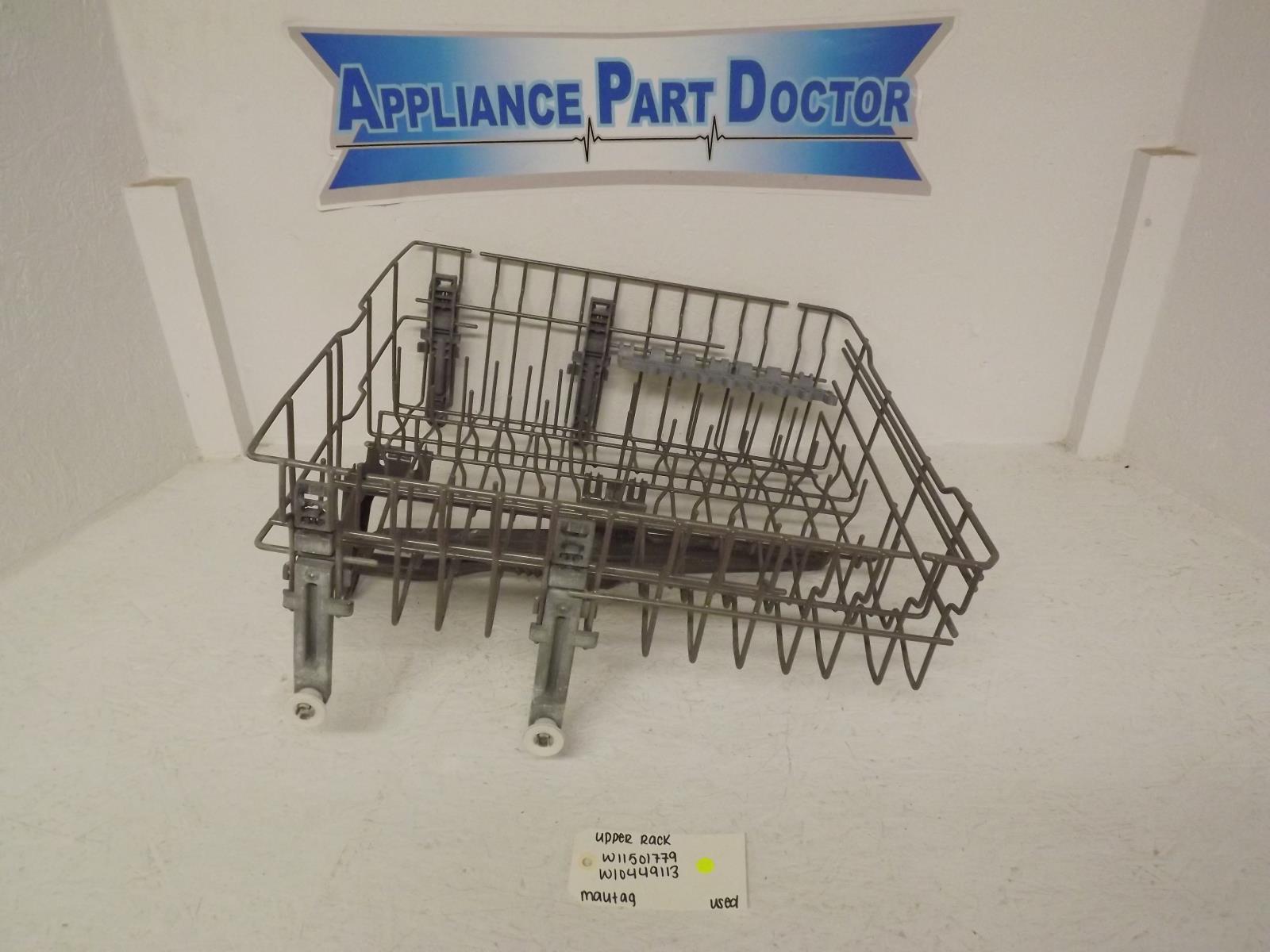 Maytag Dishwasher W11501779 W10779113 Upper Rack Used