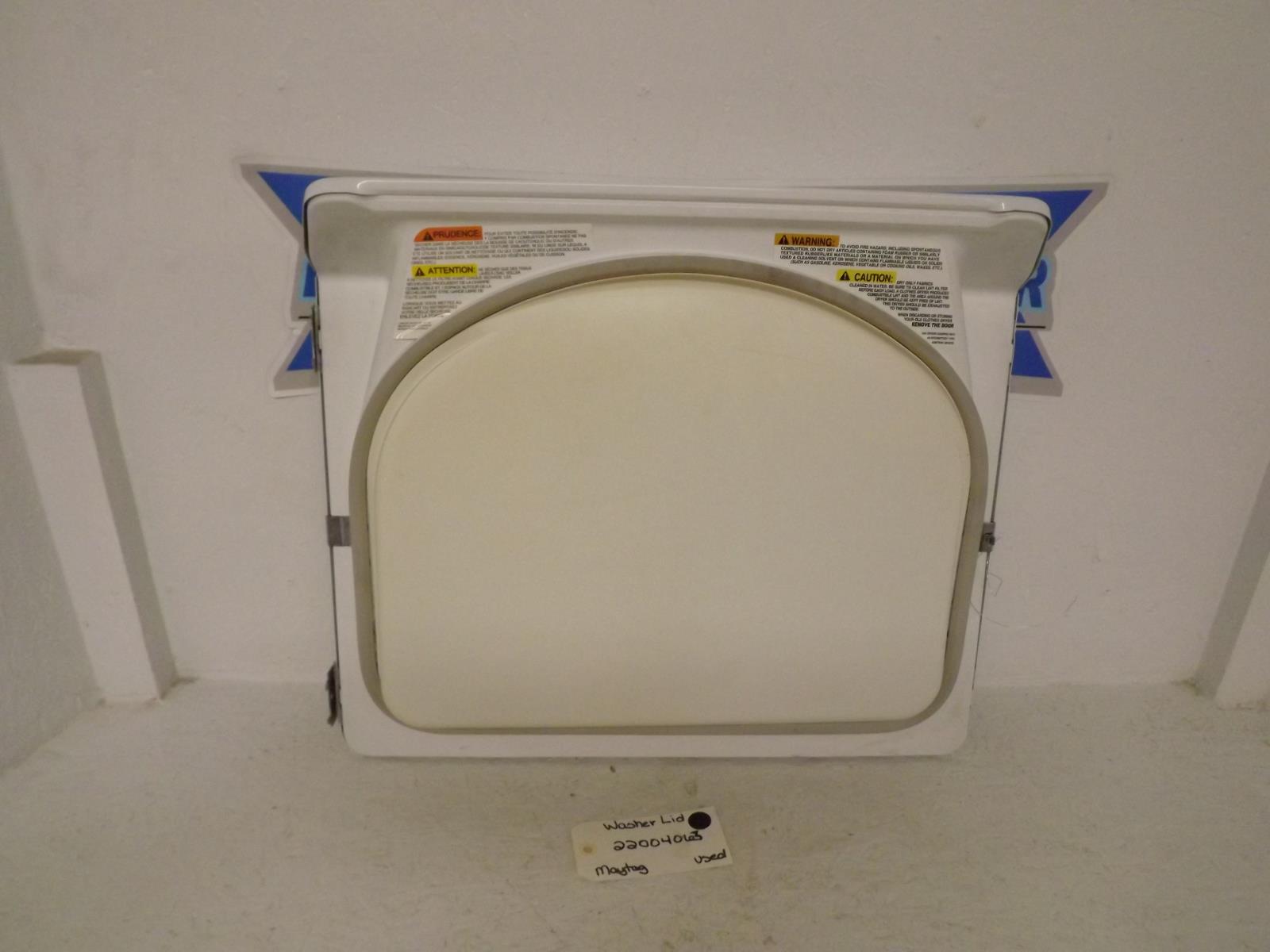 Maytag Washer 22004063 1001076 Lid Used