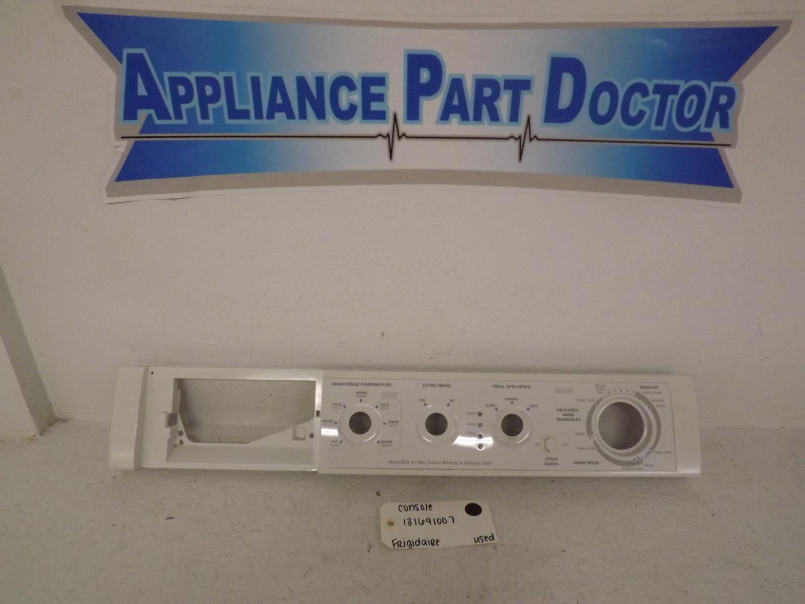 Frigidaire Washer 131691007 Console Used