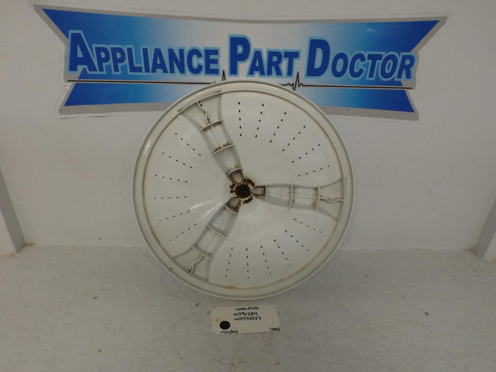 Maytag Washer W10902814  W10752287 Washplate Used