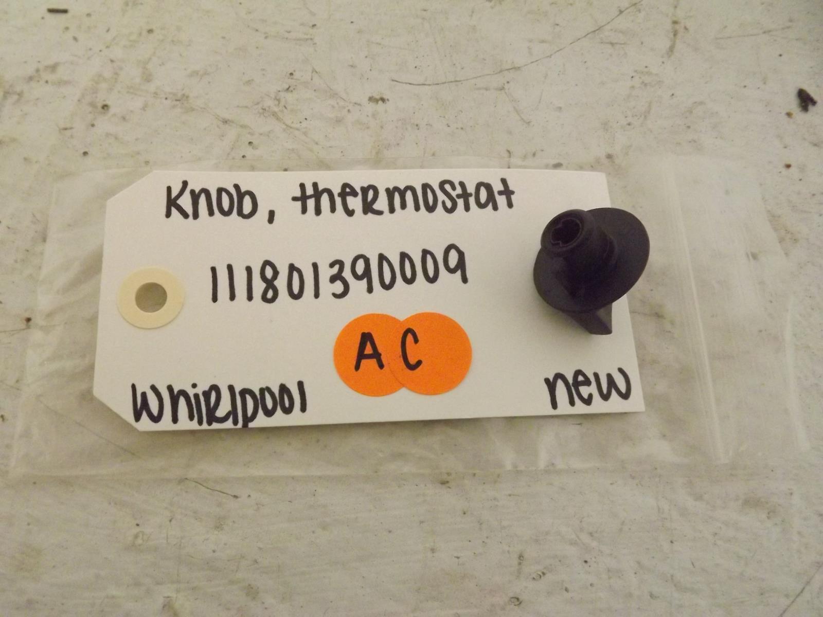 Whirlpool Air Conditioner 111801390009 Knob, Thermostat New