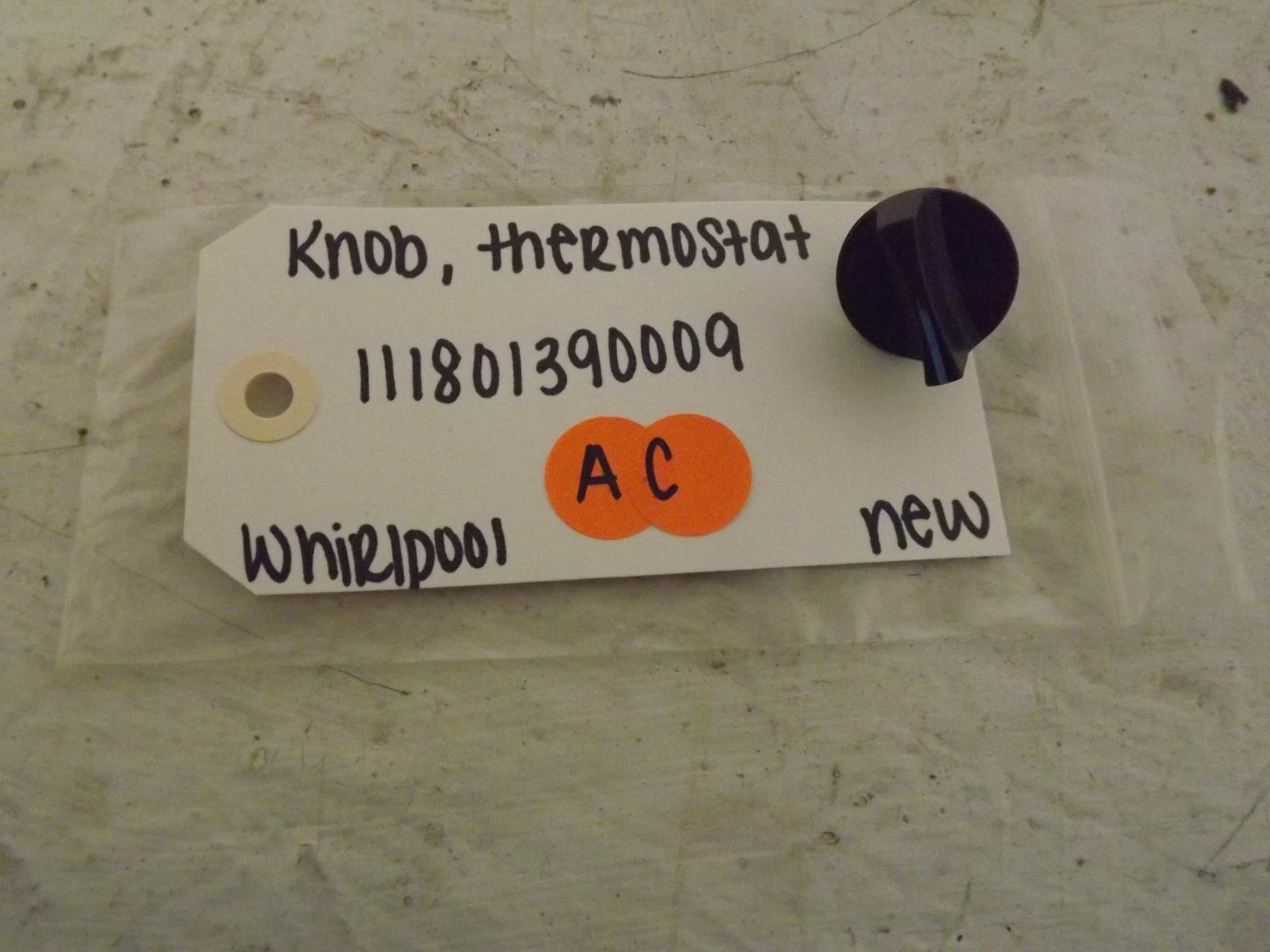 Whirlpool Air Conditioner 111801390009 Knob, Thermostat New