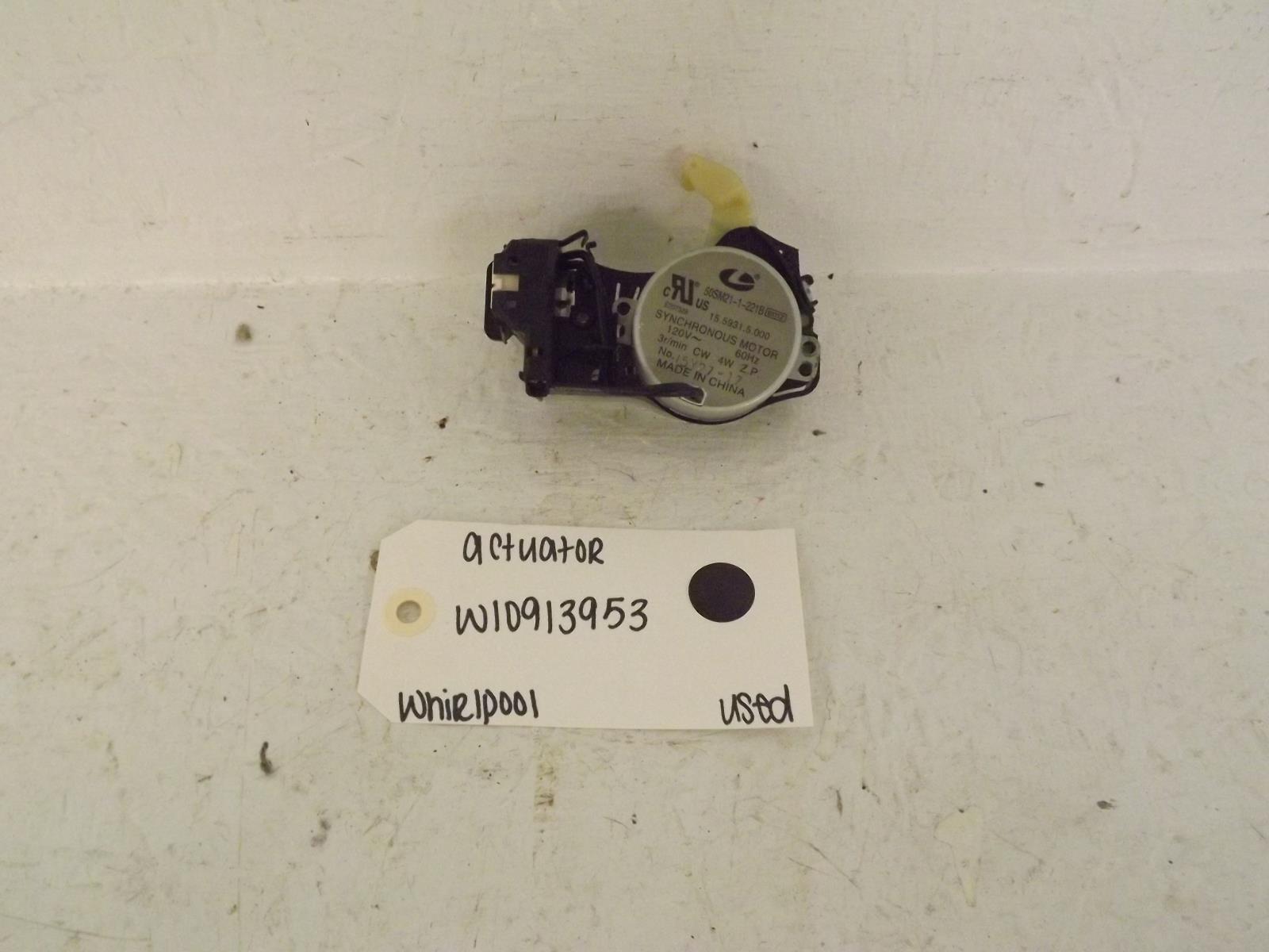 Whirlpool Washer W10913953 Actuator Used