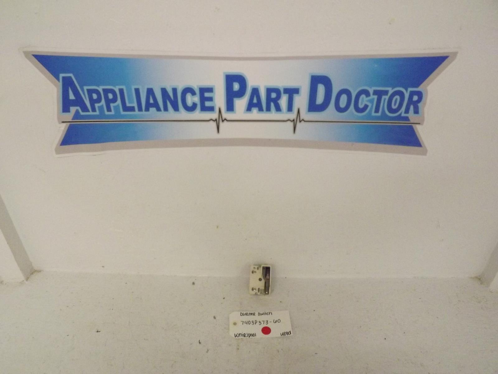 Whirlpool Stove 7403P373-60 Burner Infinite Switch Used