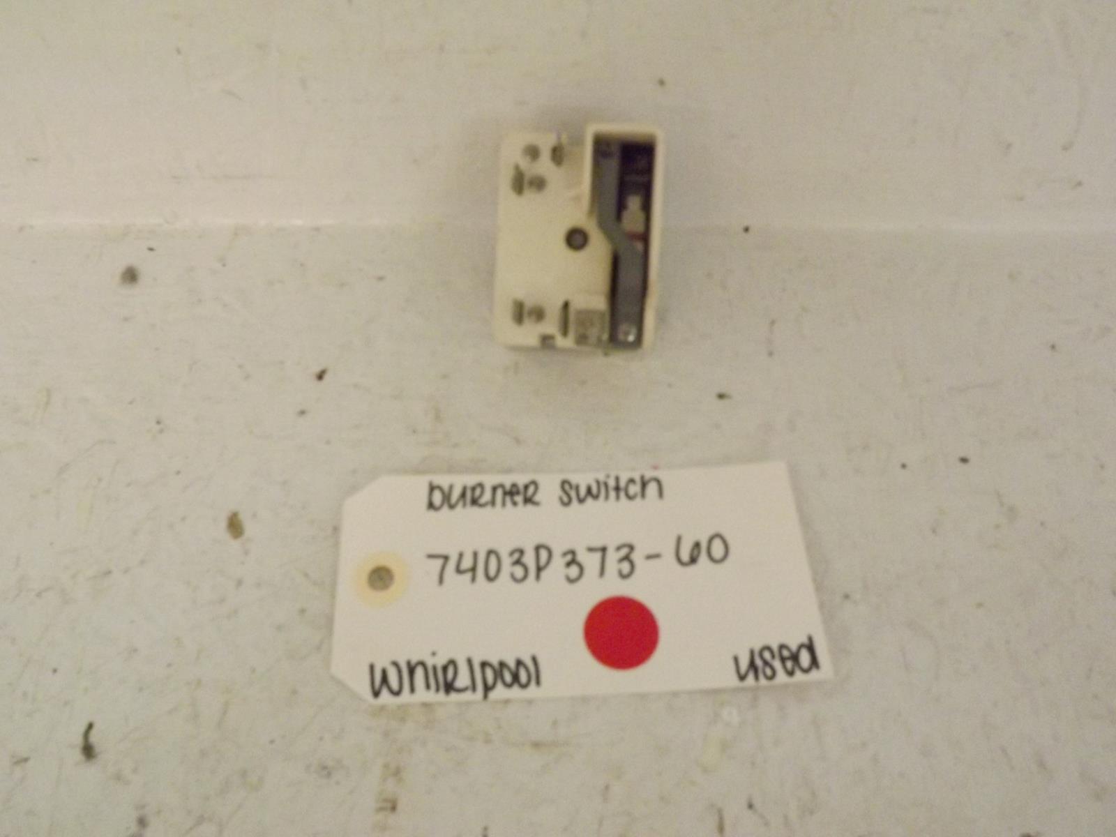 Whirlpool Stove 7403P373-60 Burner Infinite Switch Used