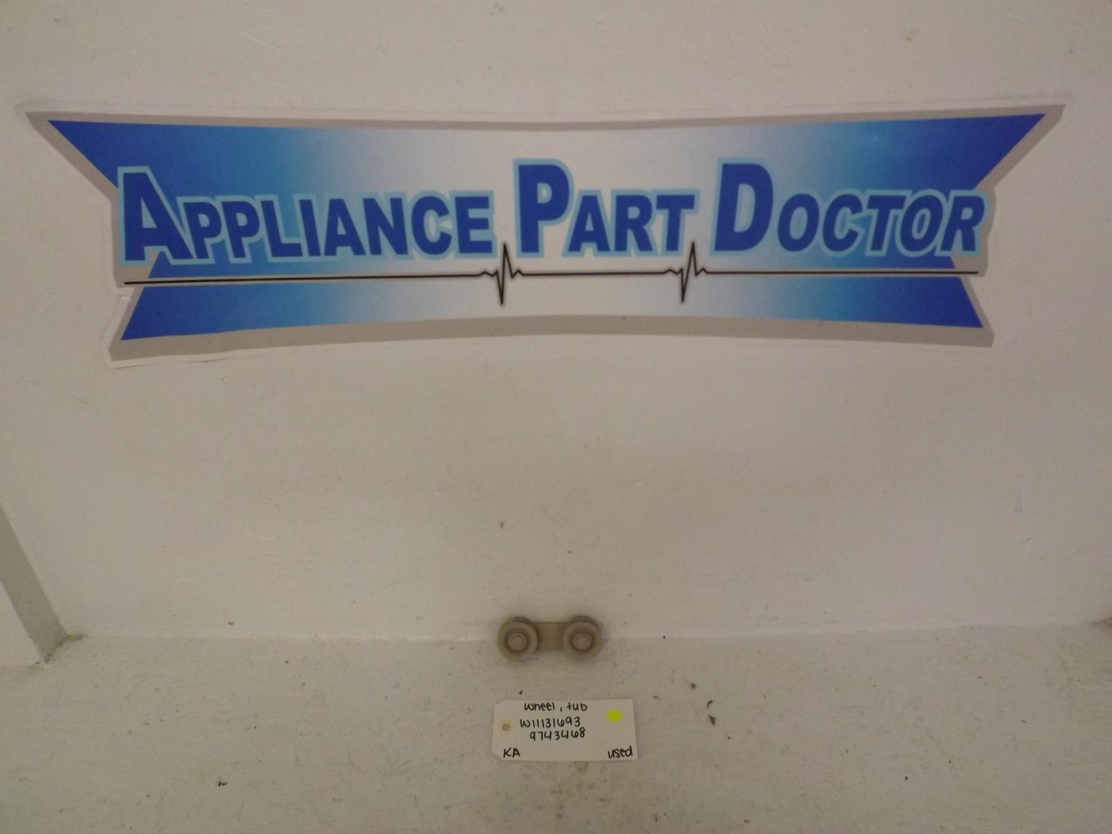 KitchenAid Dishwasher W11131693 9743468 Wheel, Tub Used