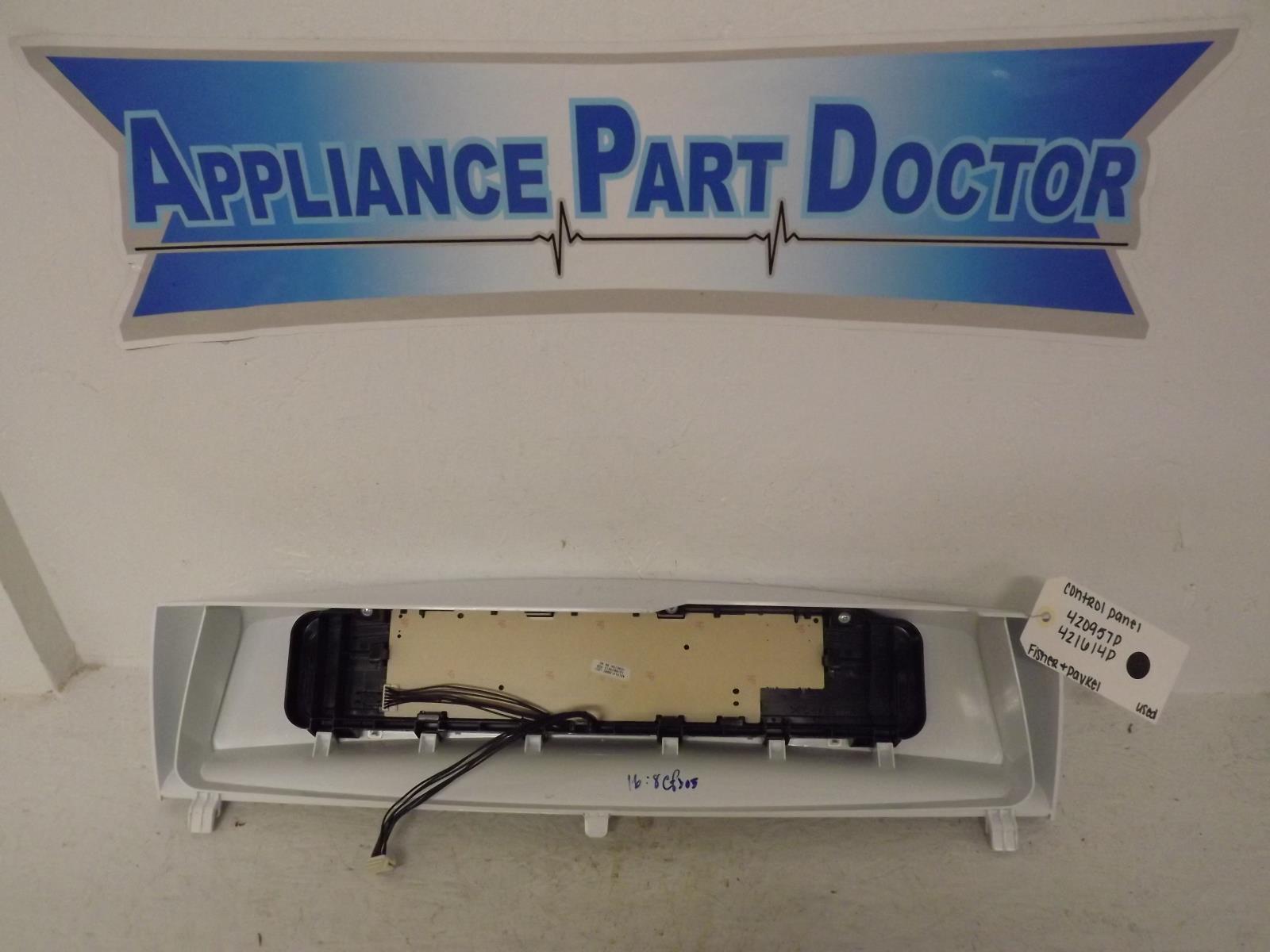 Fisher & Paykel Washer 420957P 421614P Control Panel Used
