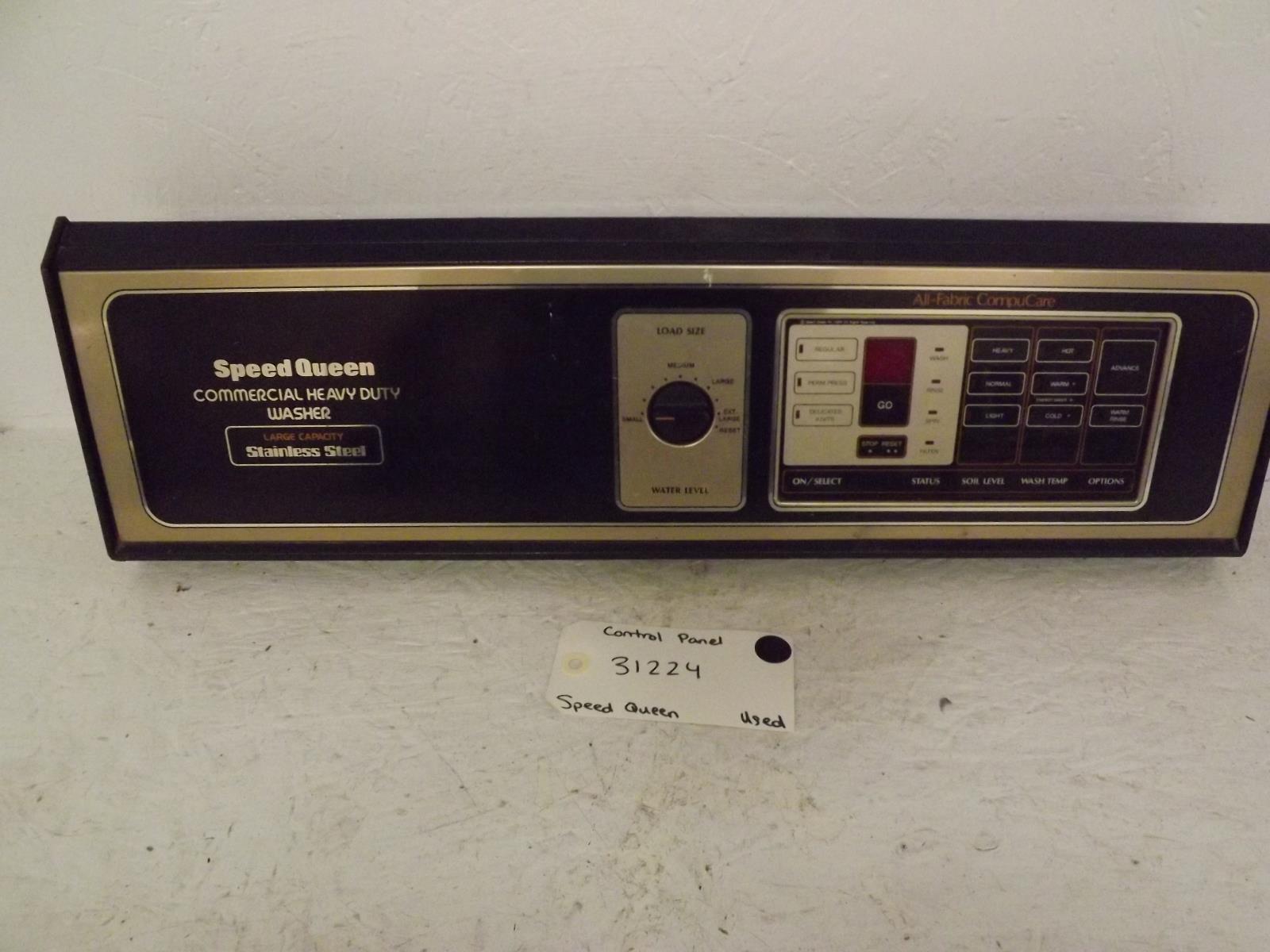 Speed Queen Washer 31224 Control Panel Used