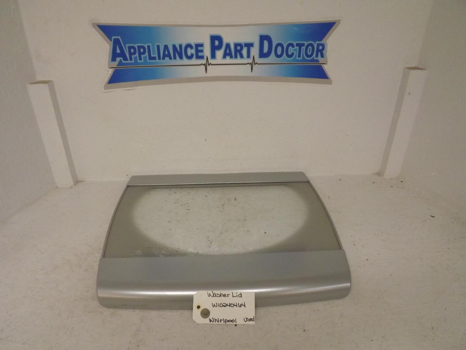 Whirlpool Washer W10240464 Washer Lid Used