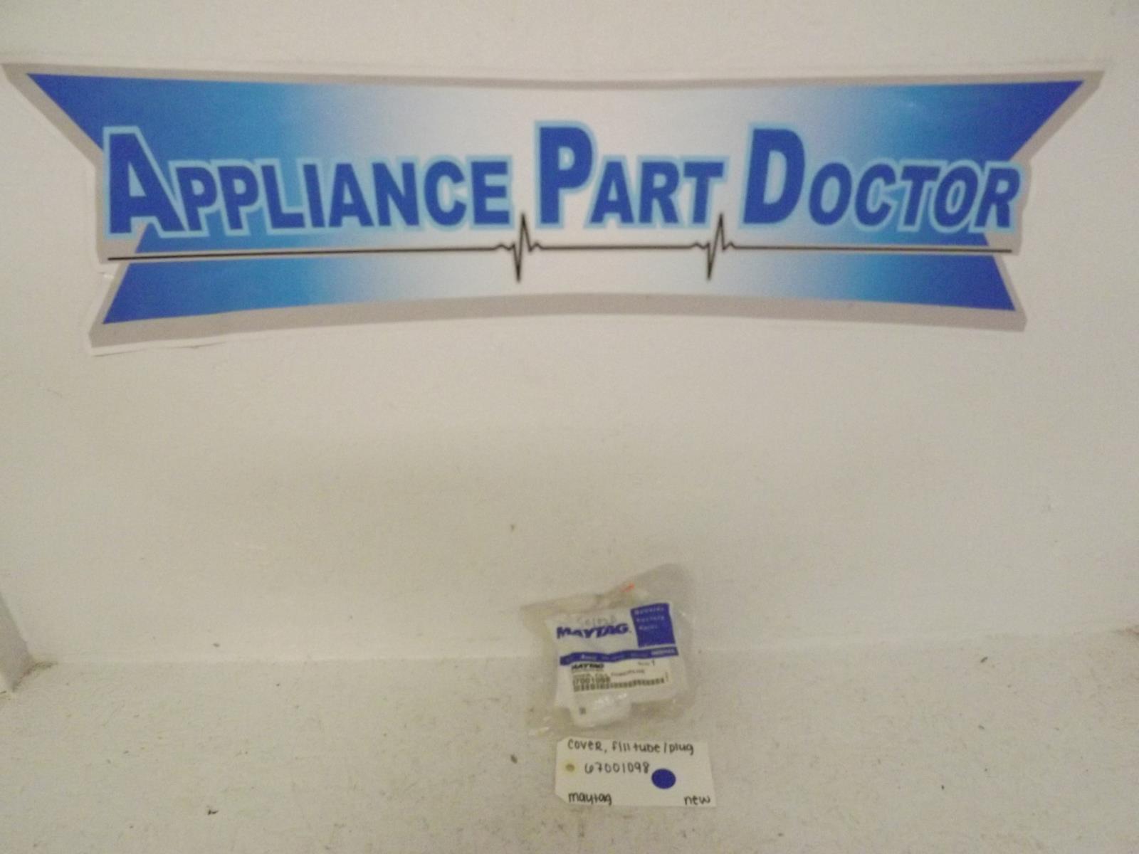 Maytag Refrigerator 67001098 Cover, Fill Tube/ Plug New