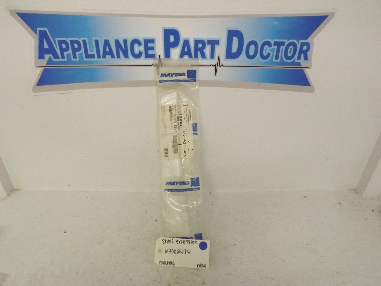 Maytag Refrigerator 67002484 Shelf Extension New
