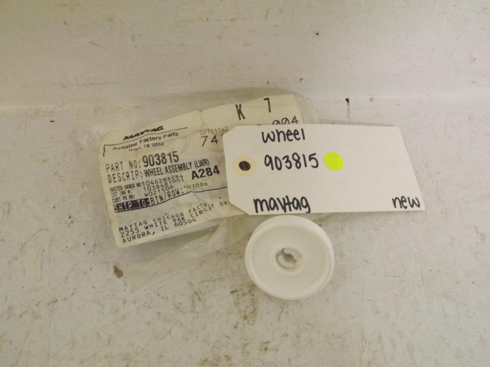 Maytag Dishwasher 903815 Wheel New