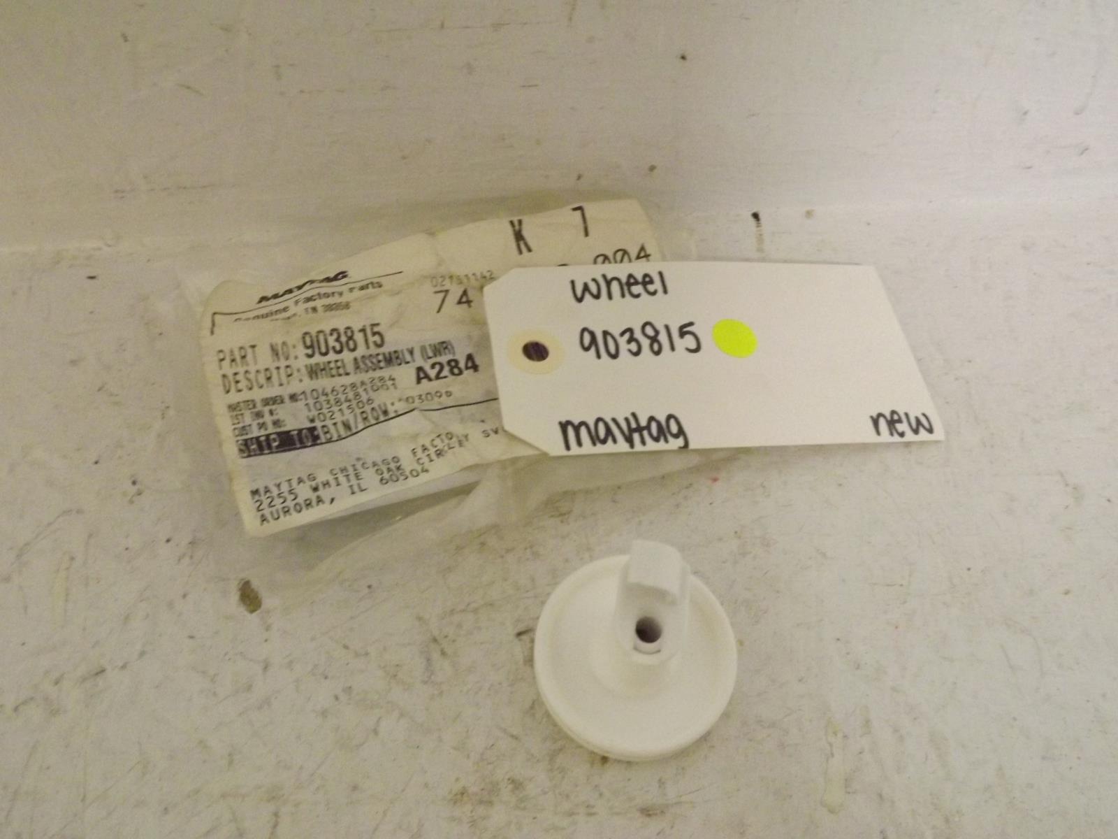 Maytag Dishwasher 903815 Wheel New
