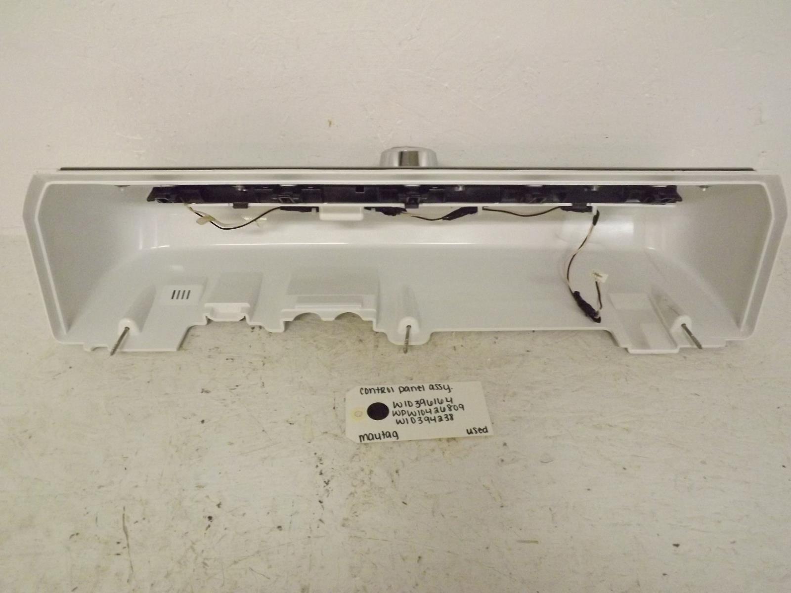 Maytag Washer W10396164 WPW10426809 W10394238 Control Panel Assembly Used