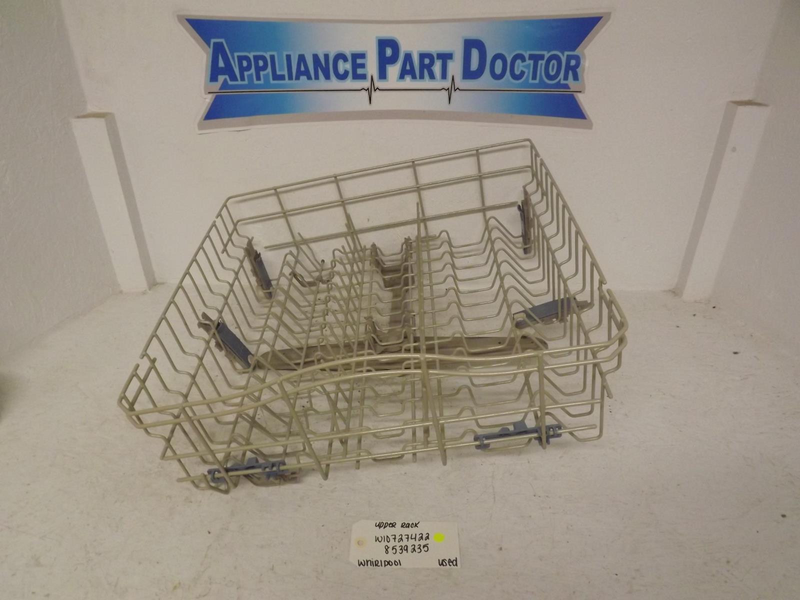 Whirlpool Dishwasher W10727422 8539235 Upper Rack Used