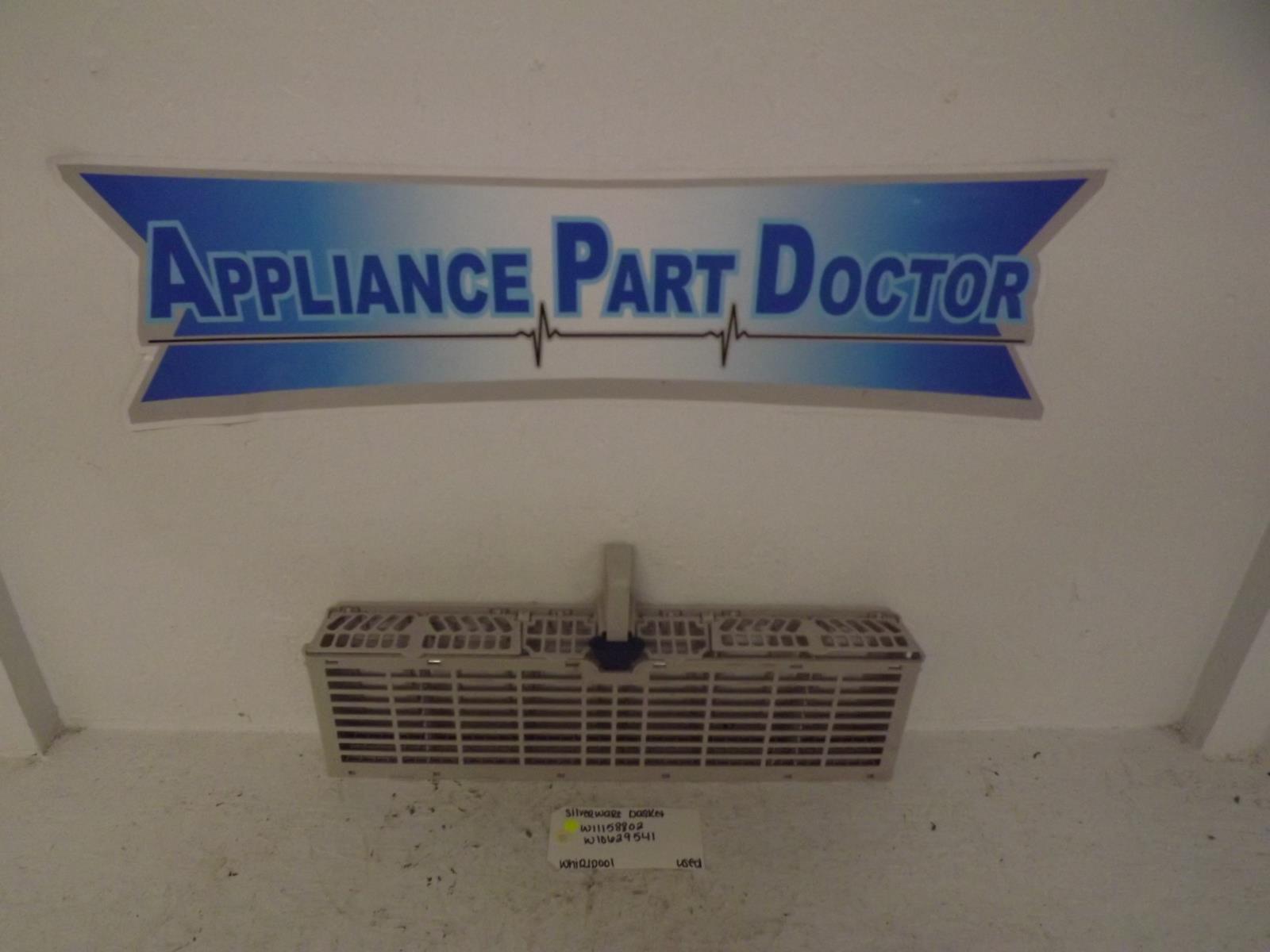 Whirlpool Dishwasher W11158802 W10629541 Silverware Basket Used