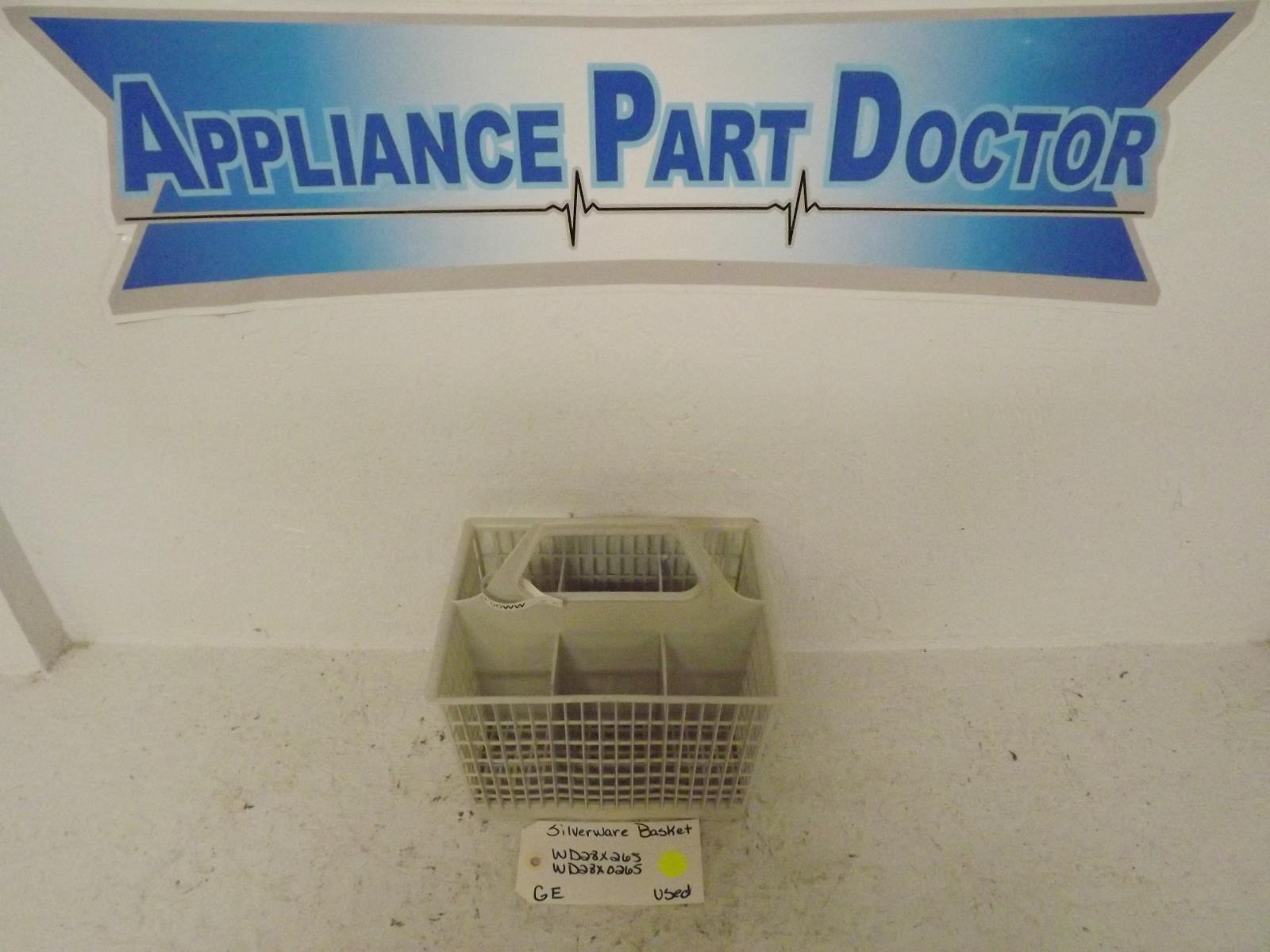 GE Dishwasher WD28X265  WD28X0265 Silverware Basket Used