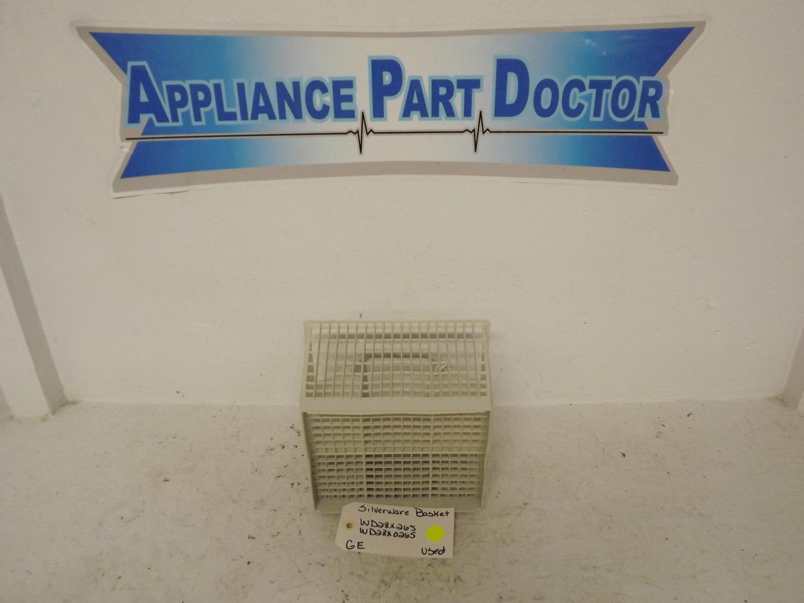 GE Dishwasher WD28X265  WD28X0265 Silverware Basket Used