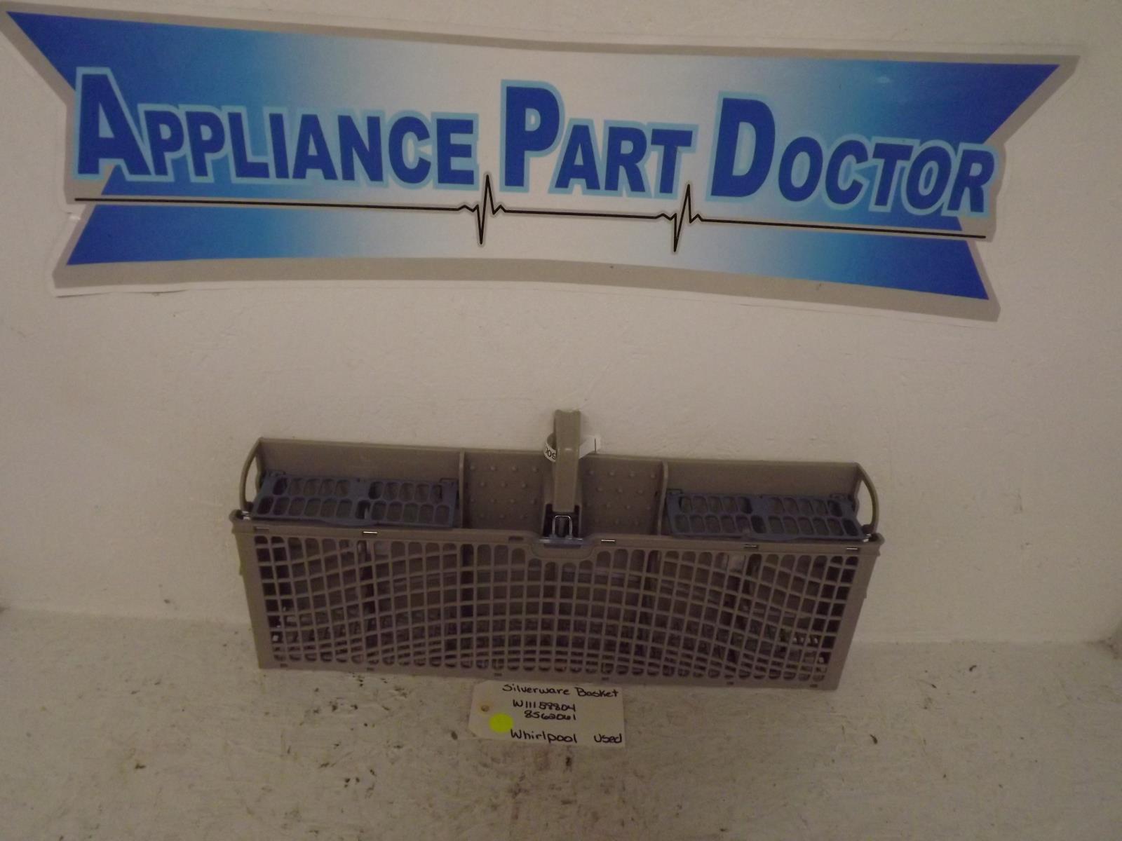 Whirlpool Dishwasher W11158804  8562061 Silverware Basket Used