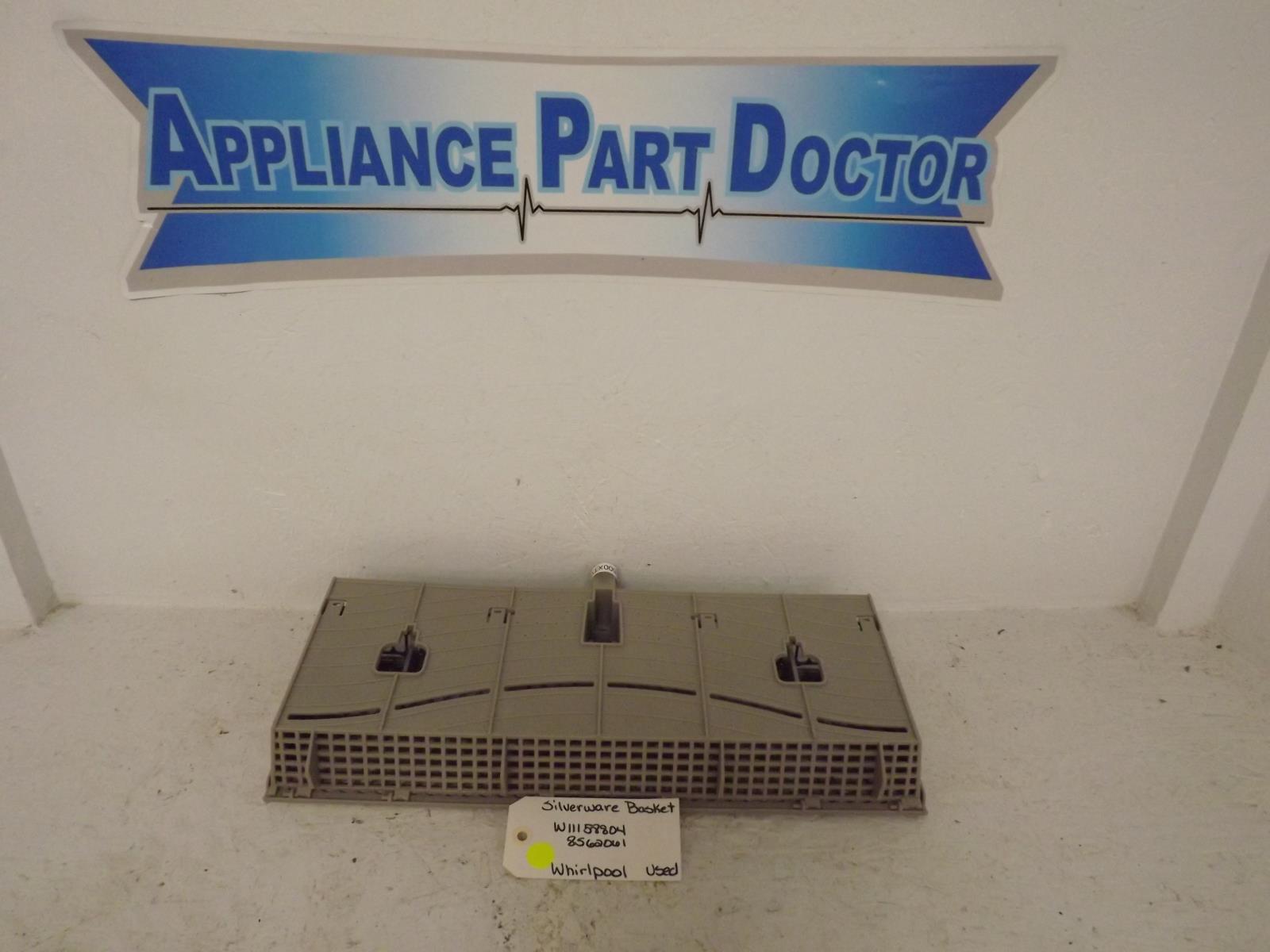 Whirlpool Dishwasher W11158804  8562061 Silverware Basket Used