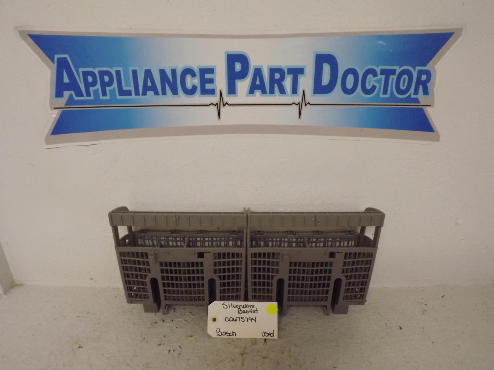 Bosch Dishwasher 00675794  Silverware Basket Used
