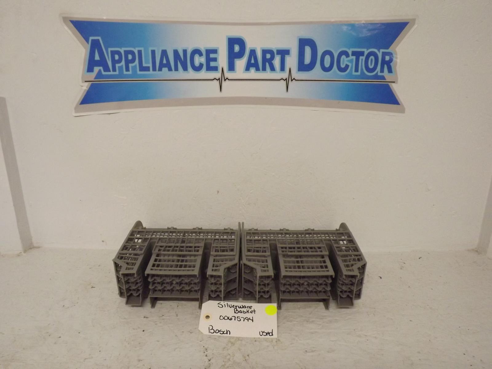 Bosch Dishwasher 00675794  Silverware Basket Used