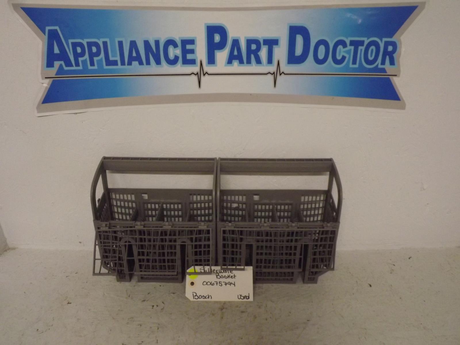 Bosch Dishwasher 00675794  Silverware Basket Used