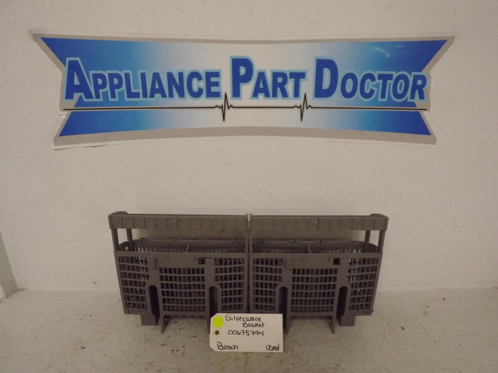 Bosch Dishwasher 00675794  Silverware Basket Used