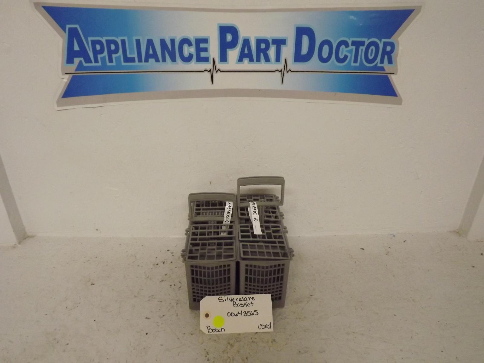 Bosch Dishwasher 00643565 Silverware Basket Used