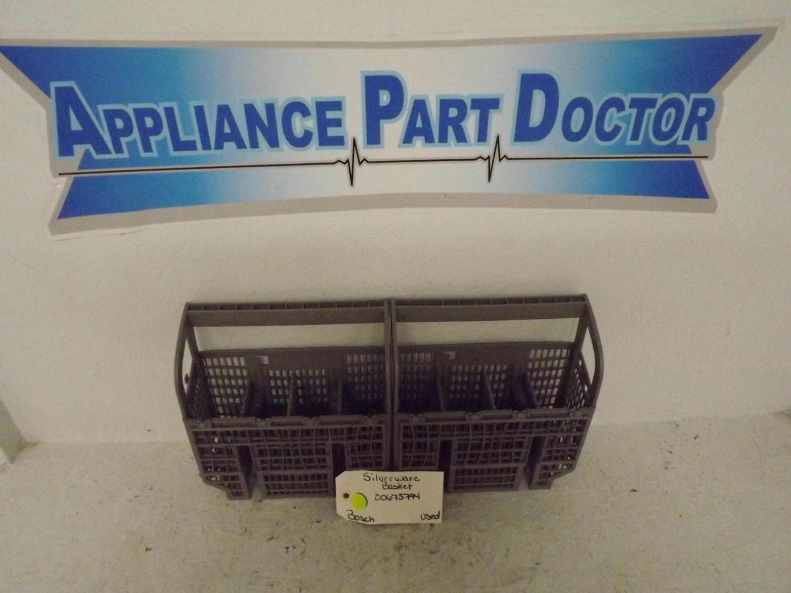 Bosch Dishwasher 00675794  Silverware Basket Used
