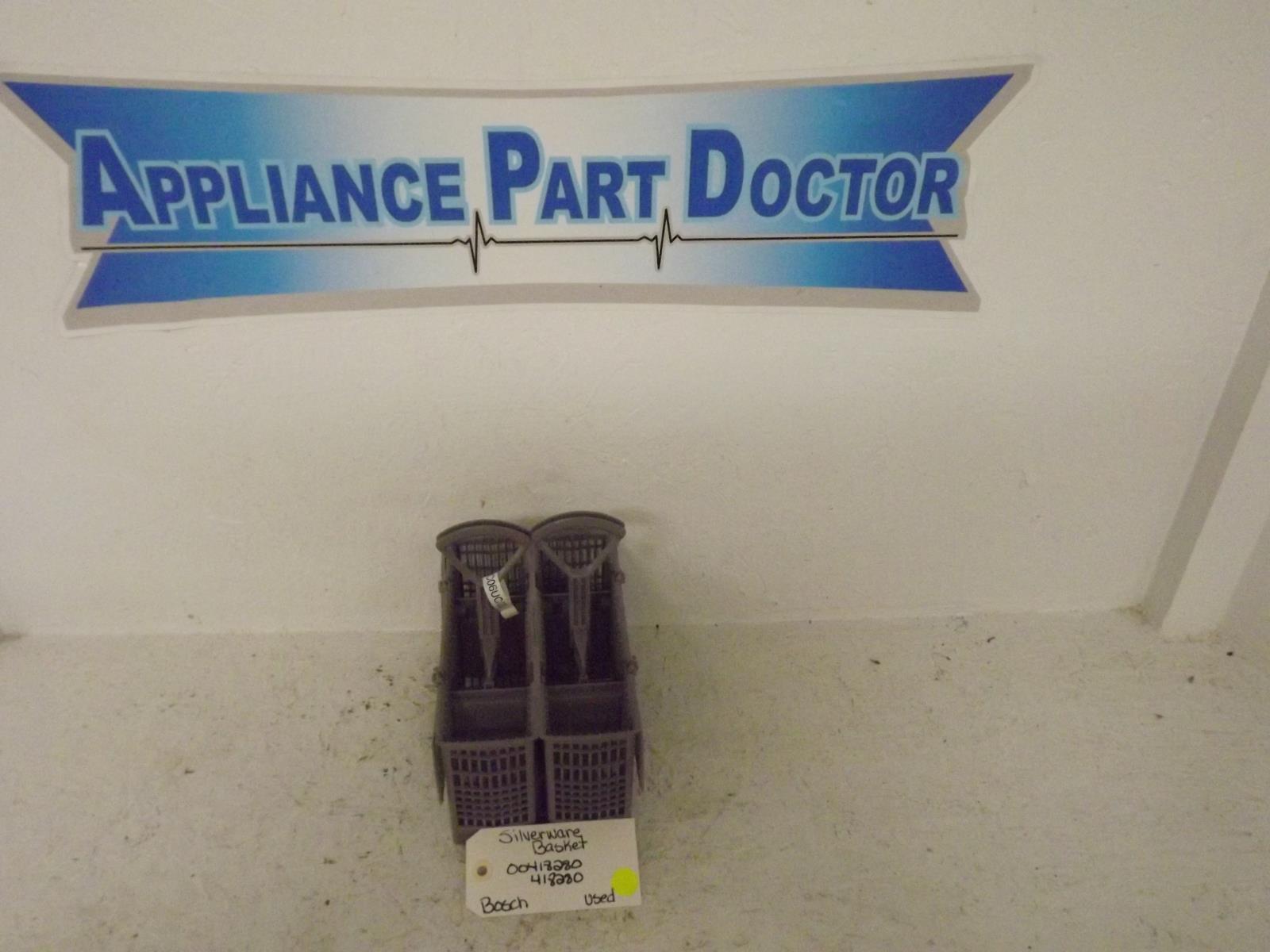 Bosch Dishwasher 00418280  418280  Silverware Basket Used