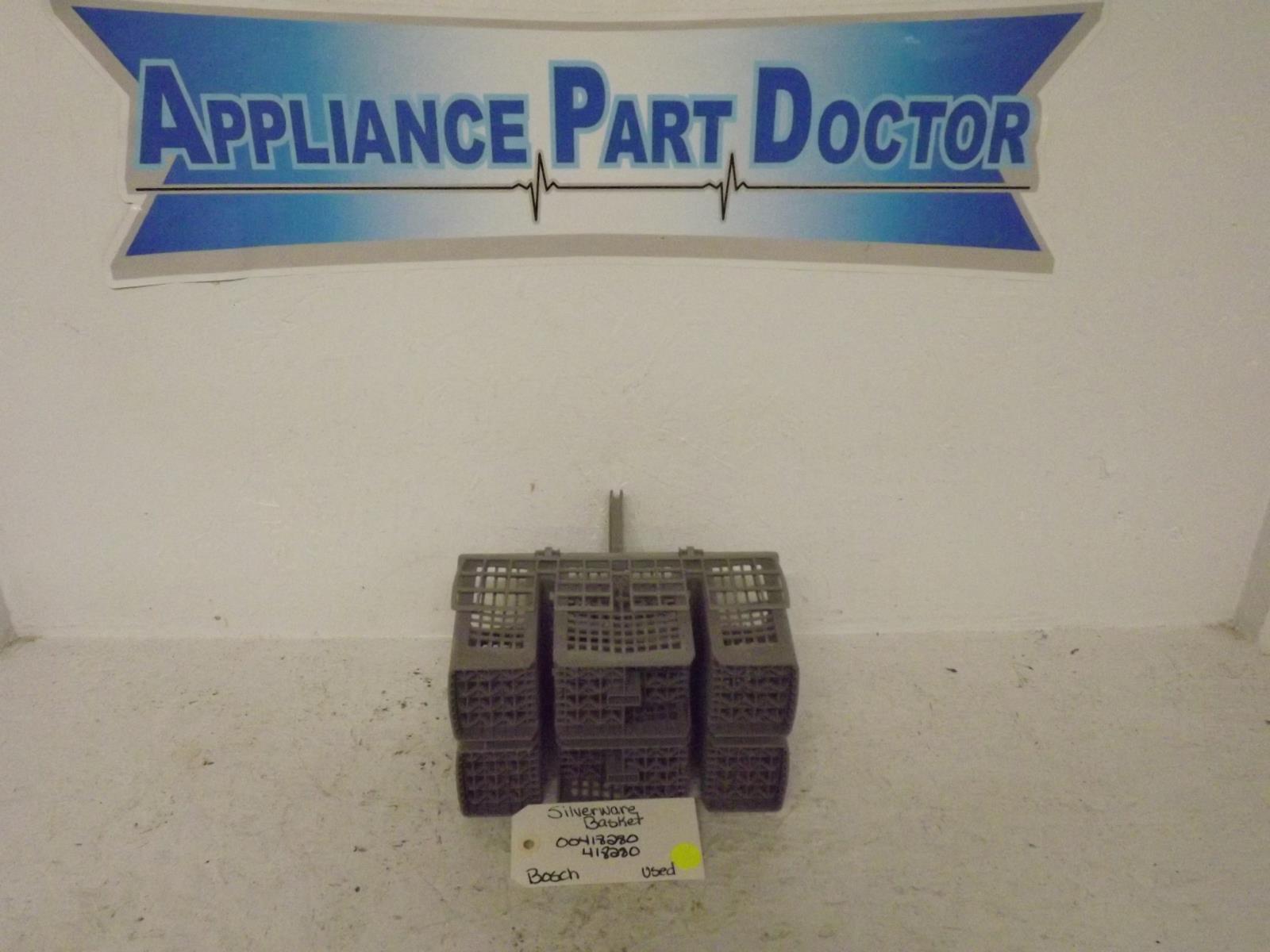 Bosch Dishwasher 00418280  418280  Silverware Basket Used
