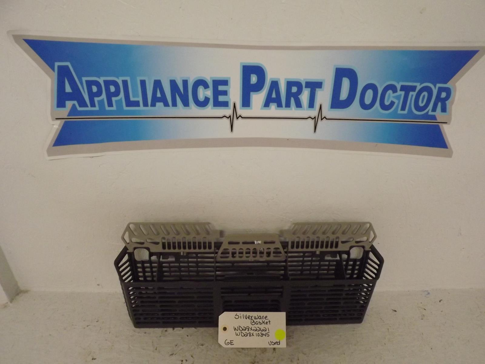 GE Dishwasher WD28X22621  WD17X10345 Silverware Basket Used