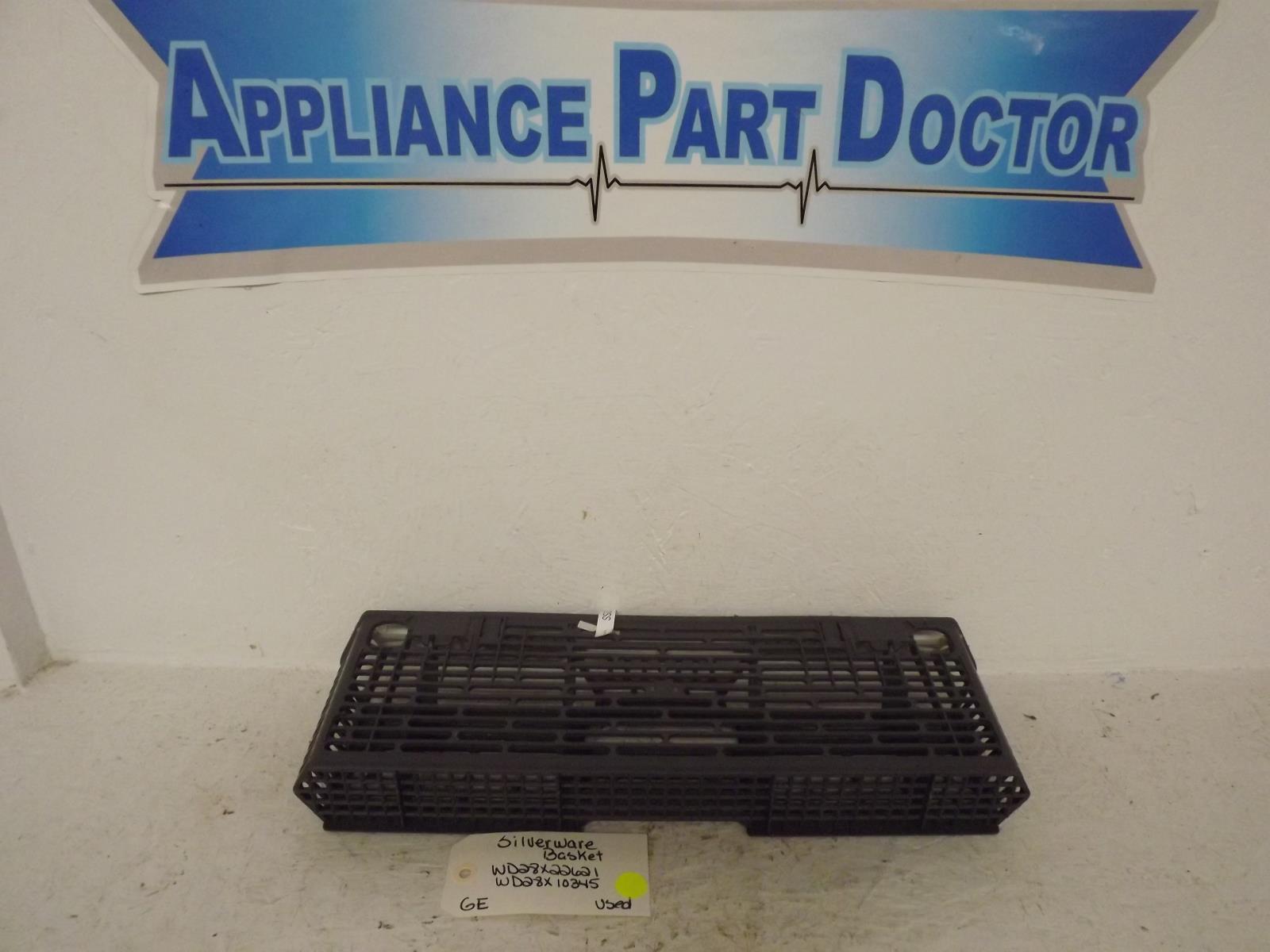 GE Dishwasher WD28X22621  WD17X10345 Silverware Basket Used
