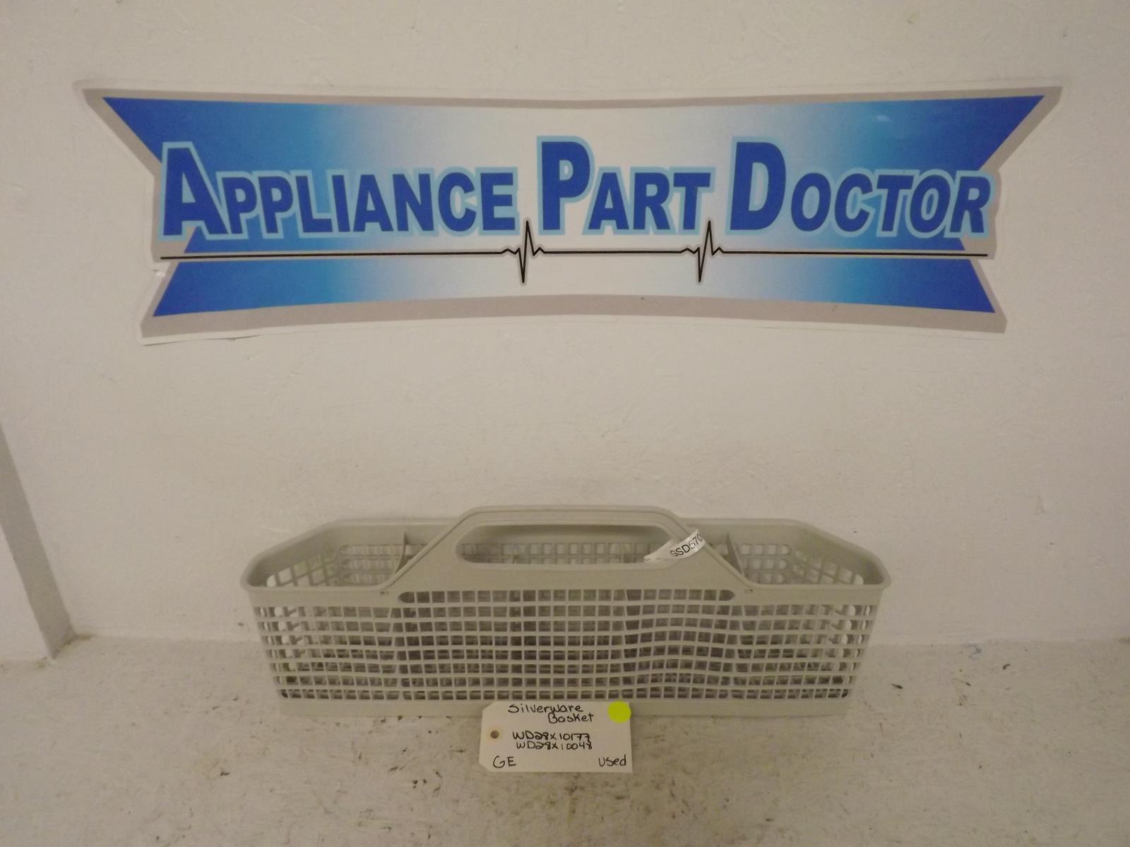 GE Dishwasher WD28X10177  WD28X10048  Silverware Basket Used