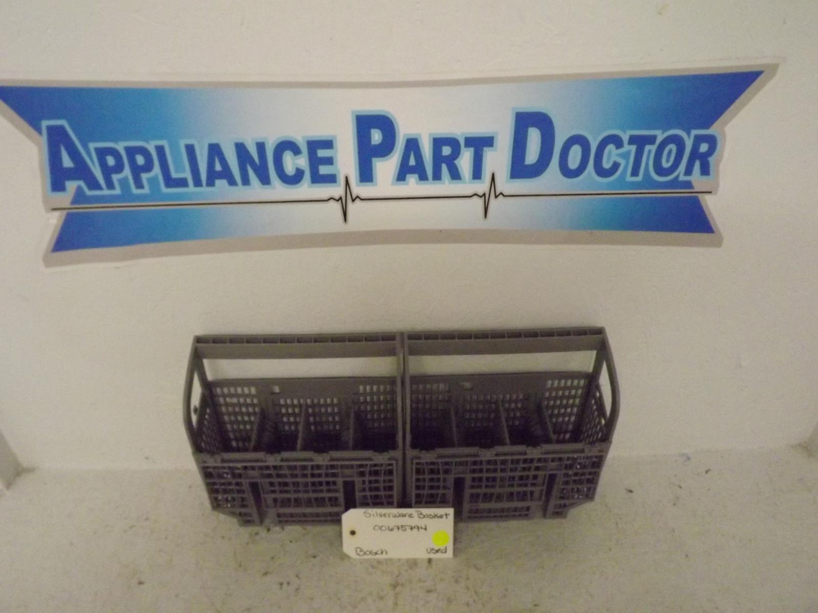 Bosch Dishwasher 00675794  Silverware Basket Used