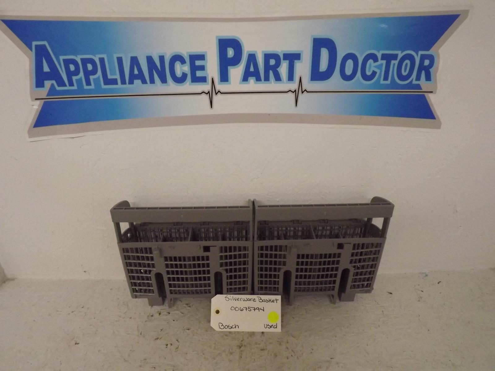Bosch Dishwasher 00675794  Silverware Basket Used