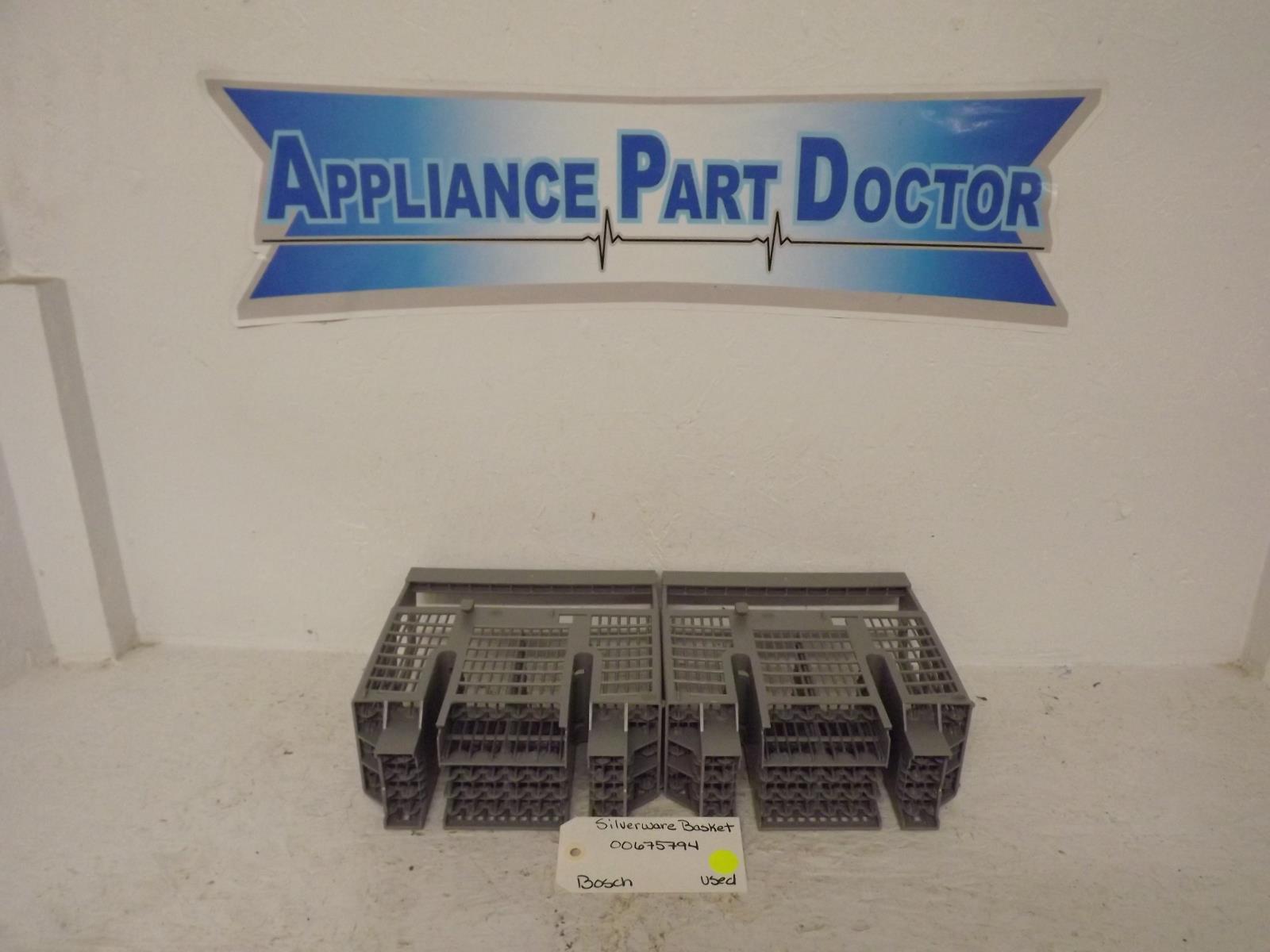 Bosch Dishwasher 00675794  Silverware Basket Used