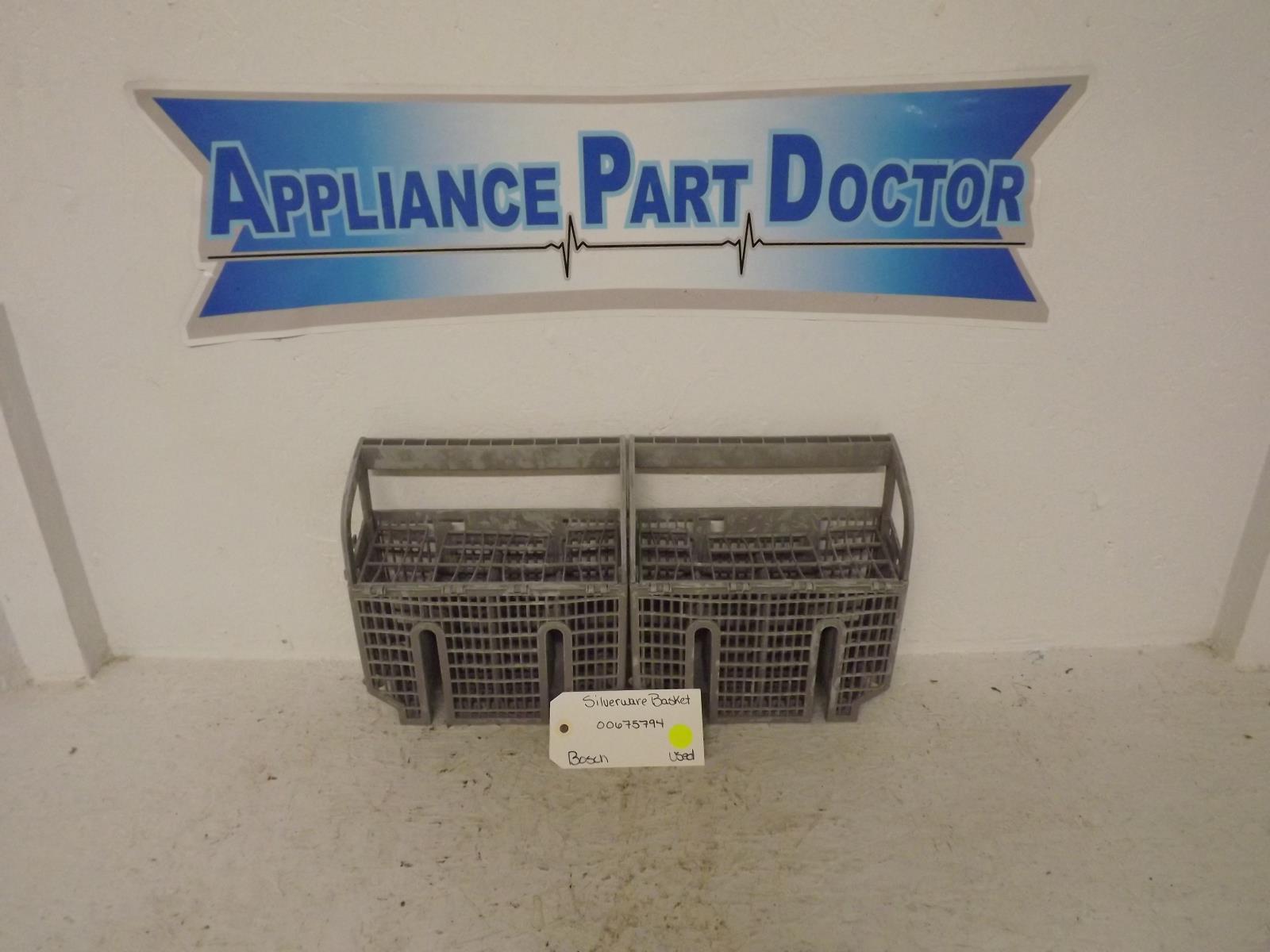 Bosch Dishwasher 00675794 Silverware Basket Used