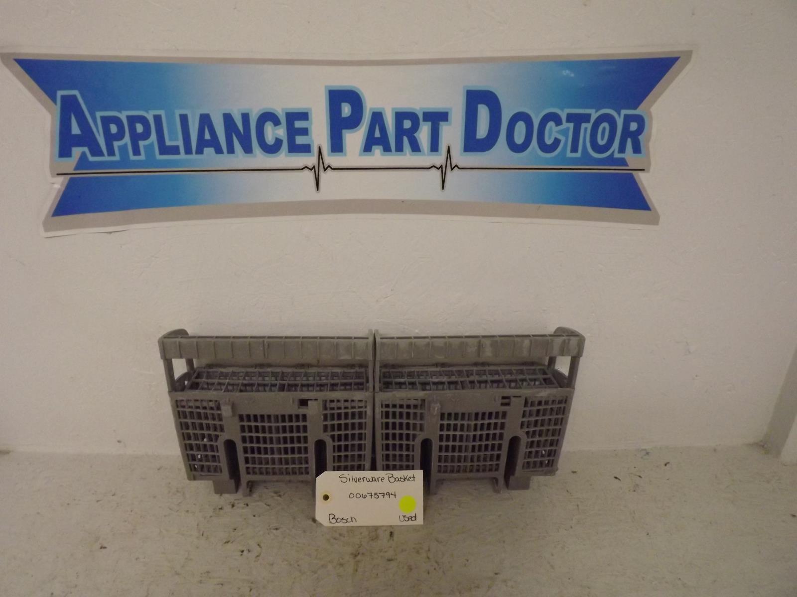 Bosch Dishwasher 00675794 Silverware Basket Used